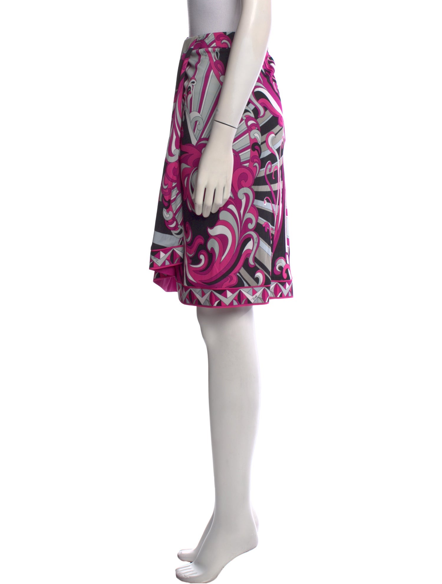 Emilio Pucci Printed Knee-Length Skirt
