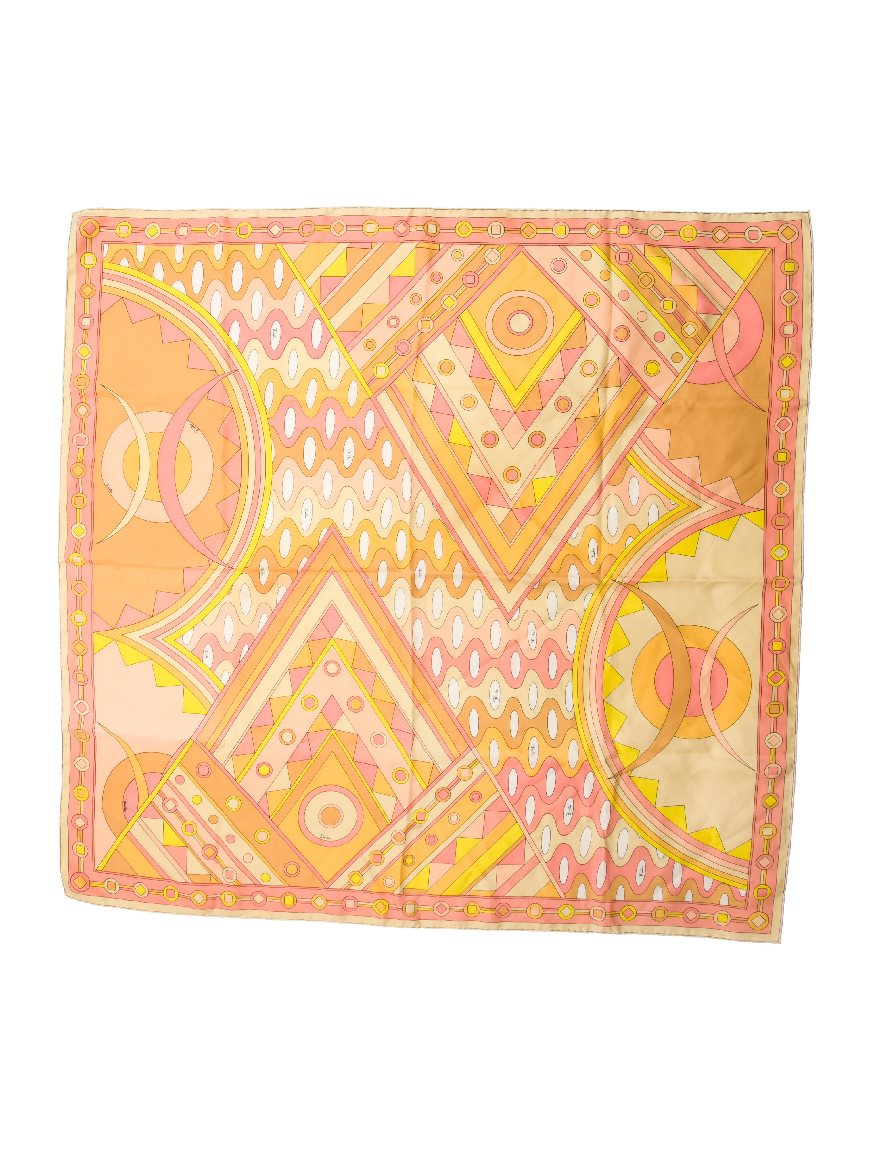 Emilio Pucci Silk Printed Scarf