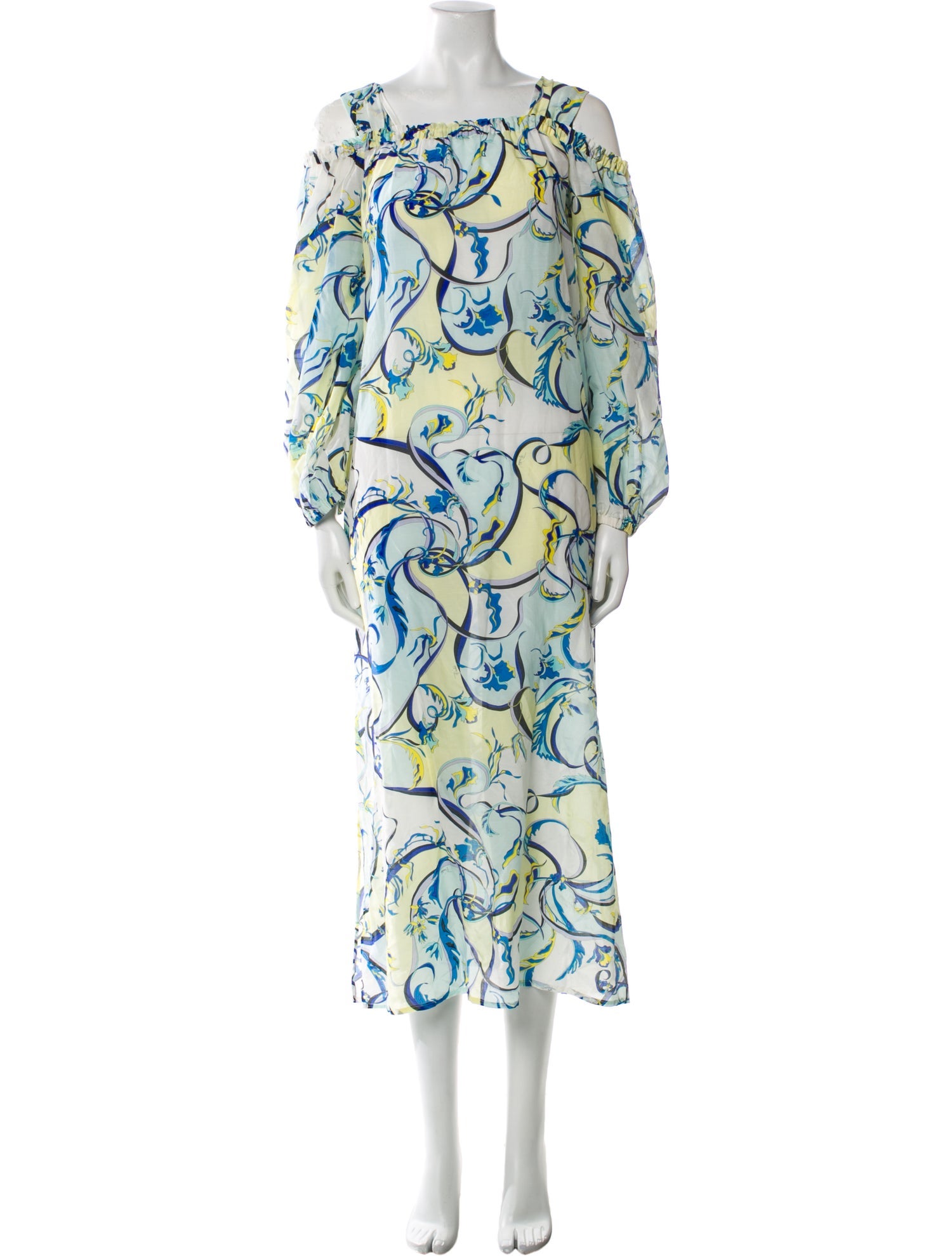 Emilio Pucci Printed Long Dress
