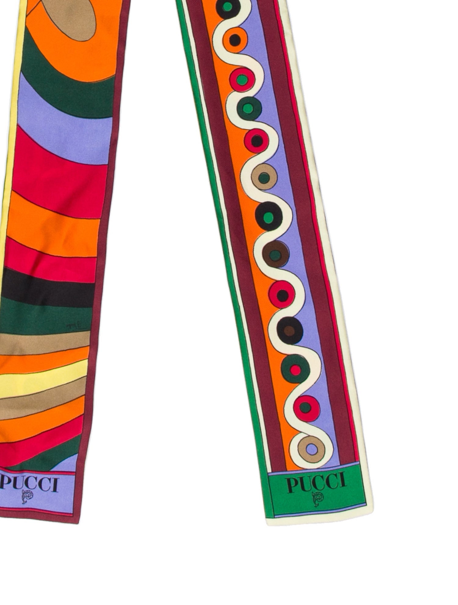 Emilio Pucci Escorial Wool Printed Bandeau