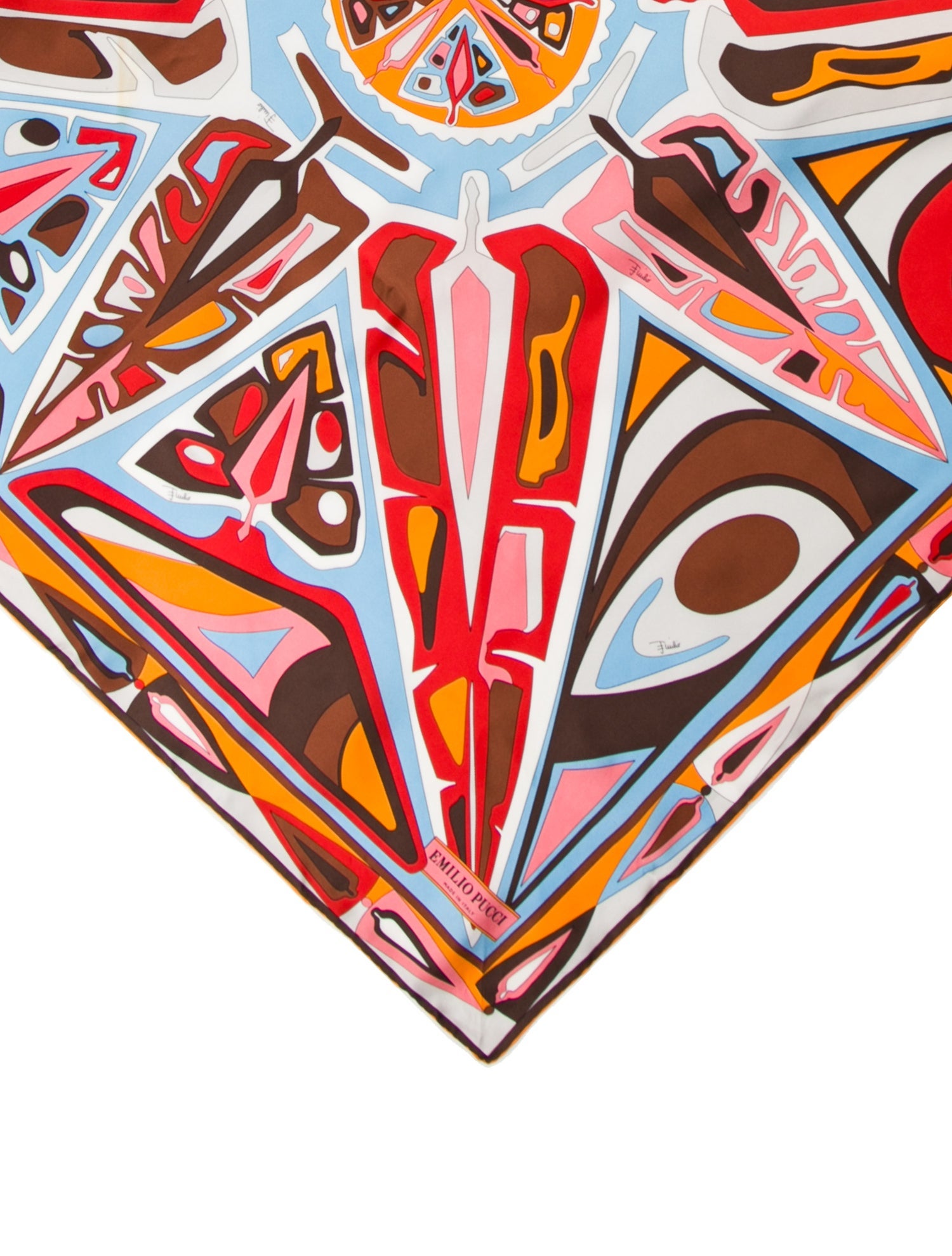 Emilio Pucci Silk Printed Scarf