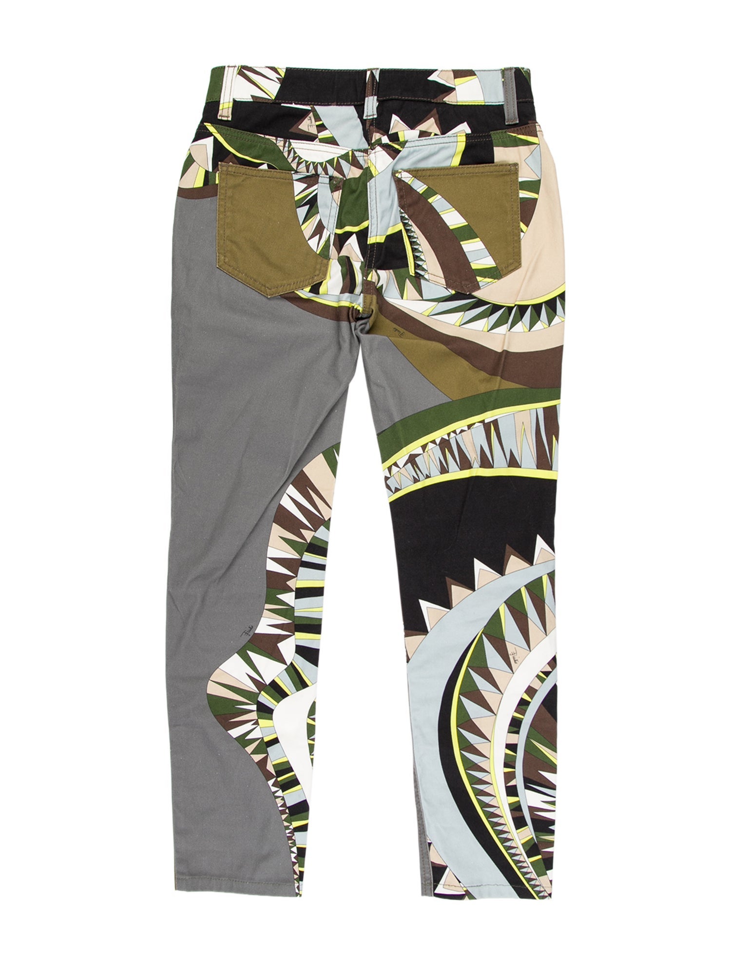 Emilio Pucci Printed Skinny Leg Pants