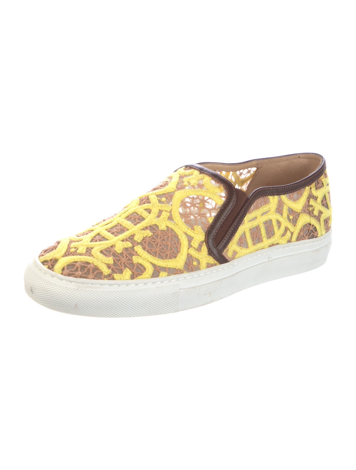 Emilio Pucci Lace Lace Pattern Sneakers