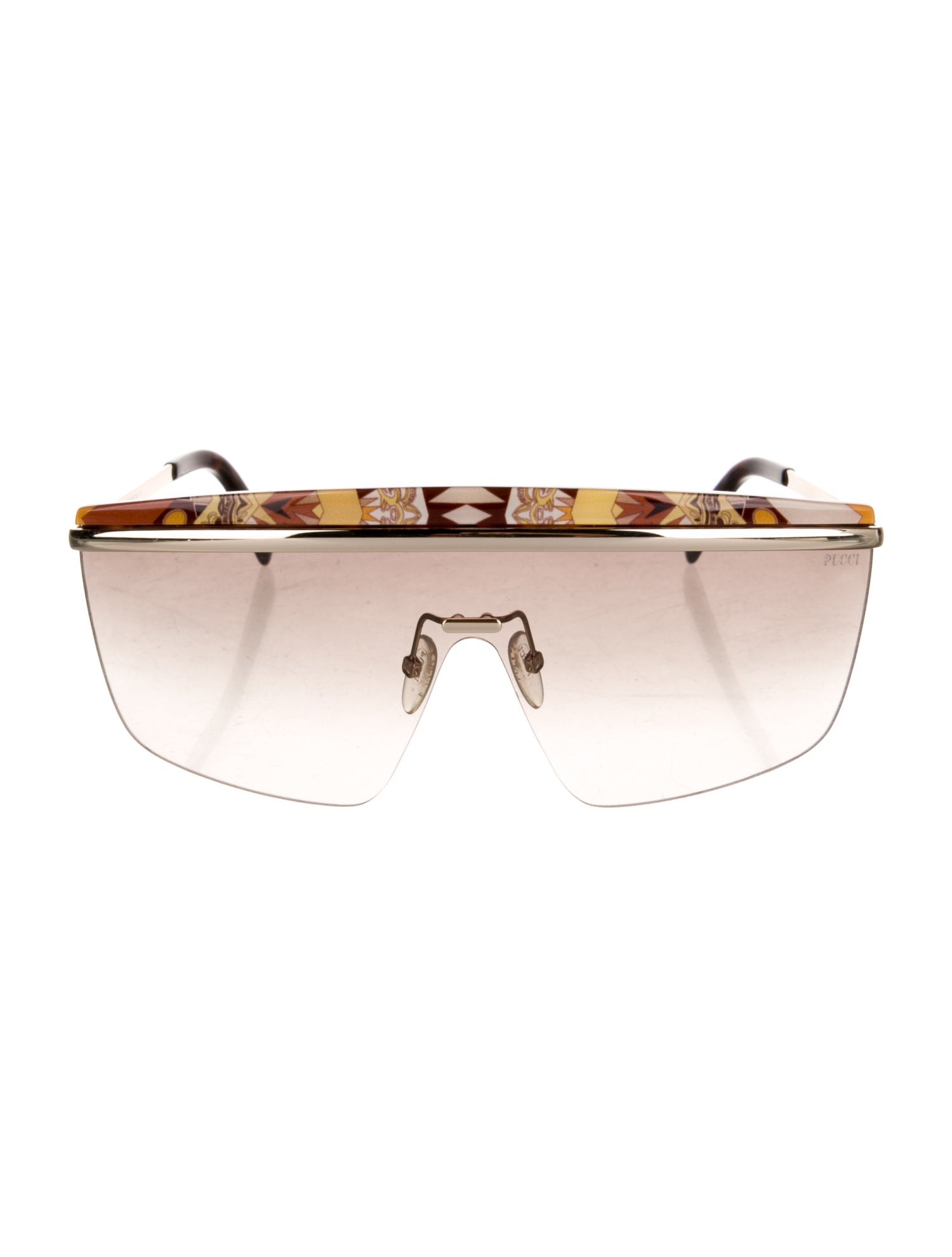 Emilio Pucci Shield Gradient Sunglasses