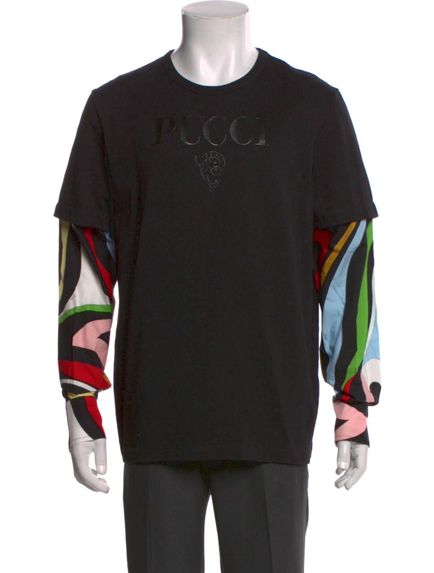 Emilio Pucci Graphic Print Crew Neck T-Shirt