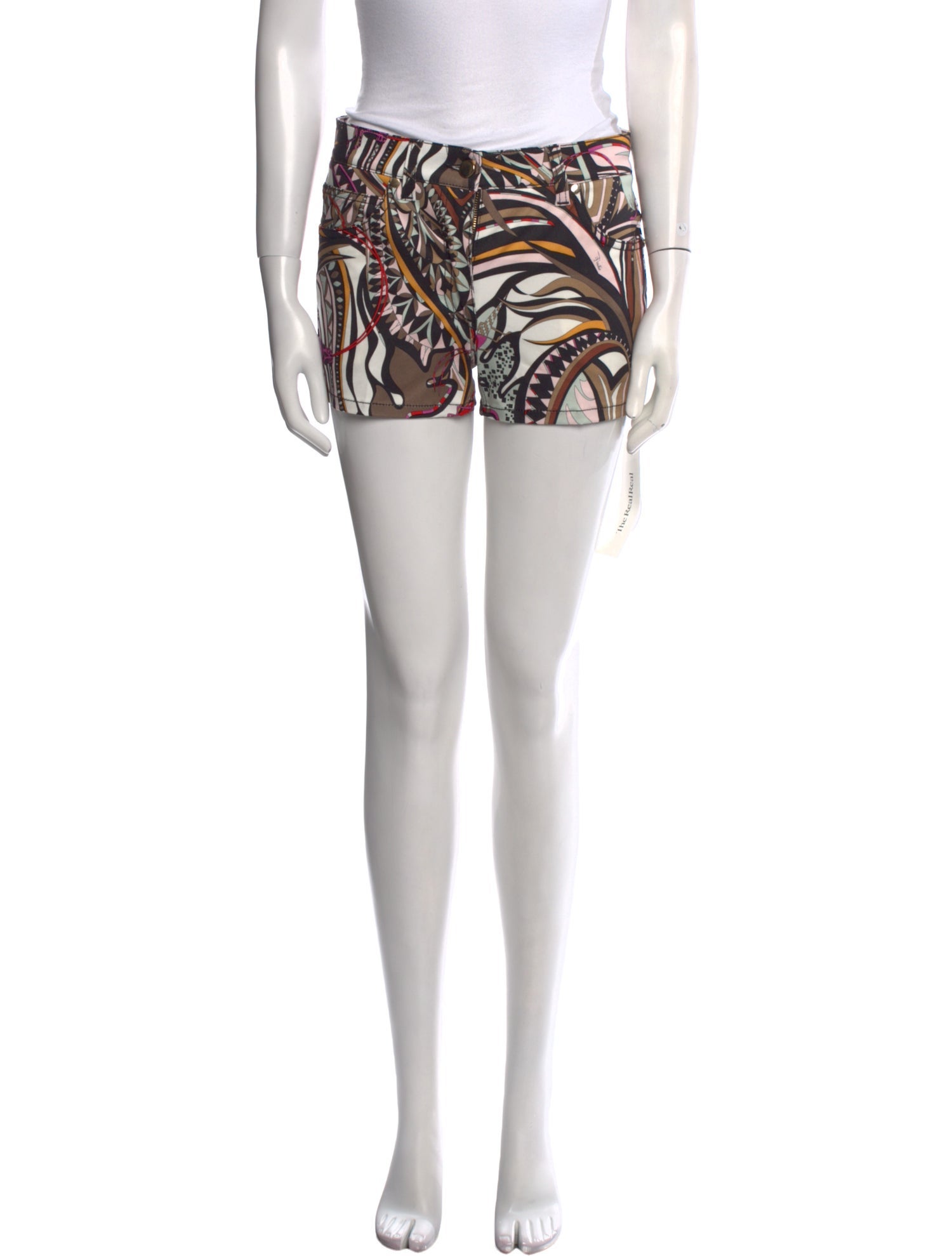 Emilio Pucci Printed Mini Shorts