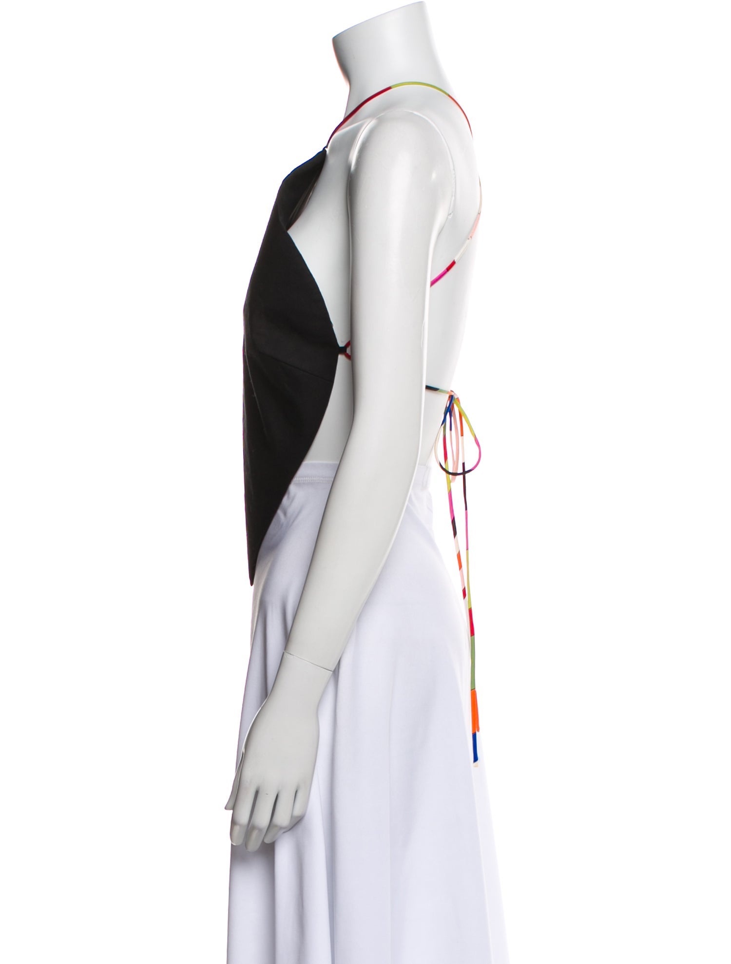 Emilio Pucci Halterneck Sleeveless Crop Top