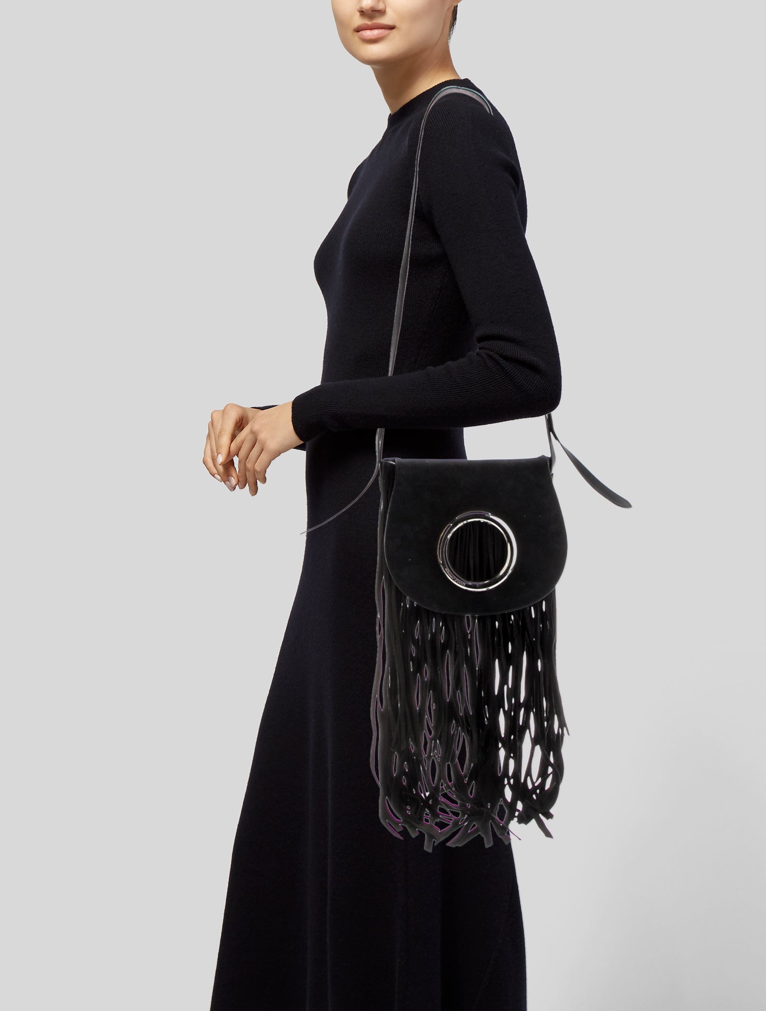 Emilio Pucci Suede Shoulder Bag