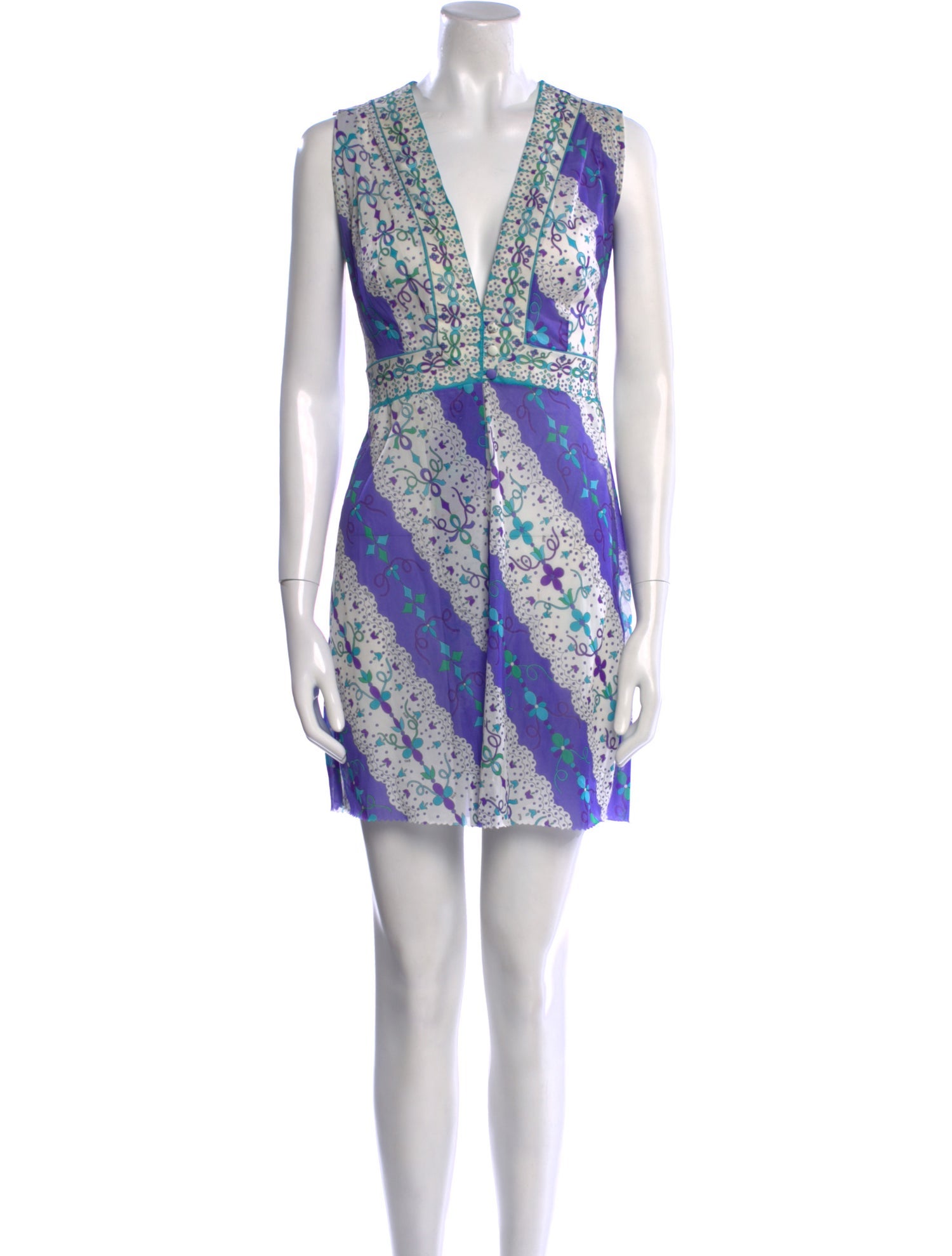 Emilio Pucci Vintage Late 1960's - Early 1970's Nightgown