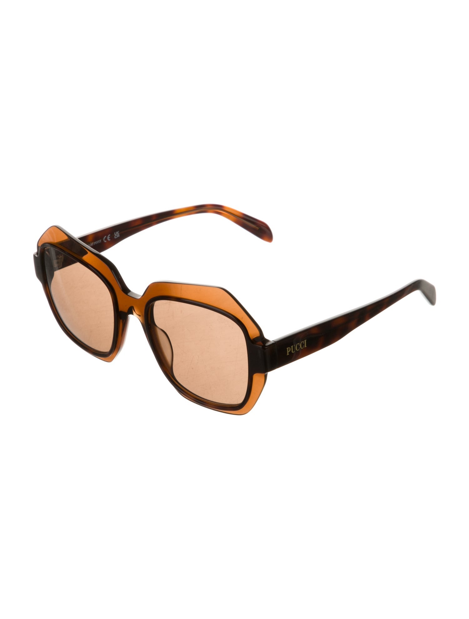 Emilio Pucci Oversize Tinted Sunglasses