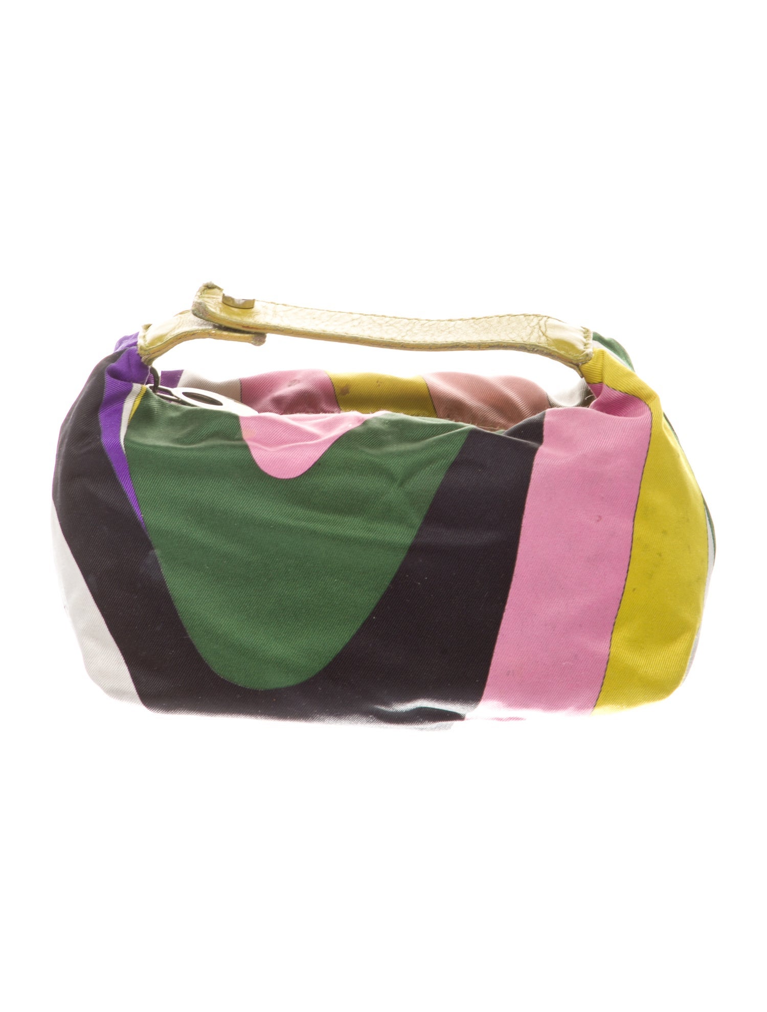 Emilio Pucci Satin Top Handle Bag