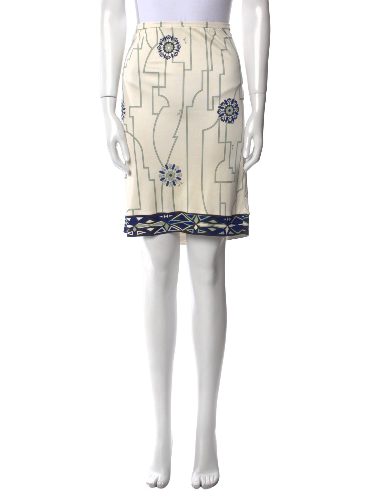 Emilio Pucci Vintage Knee-Length Skirt