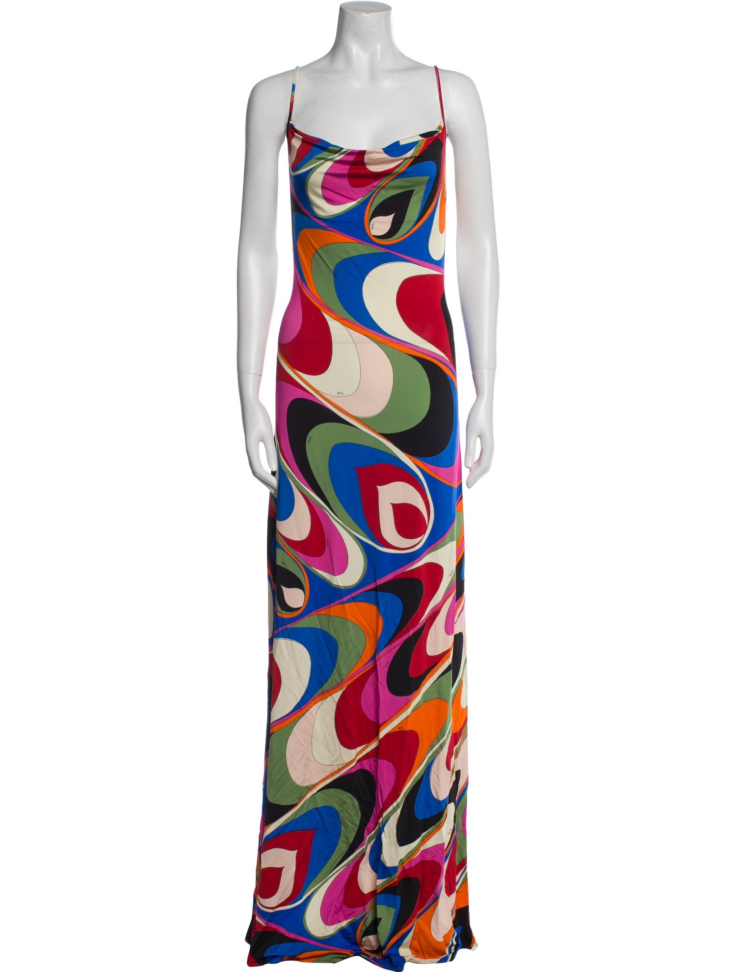 Emilio Pucci Printed Long Dress
