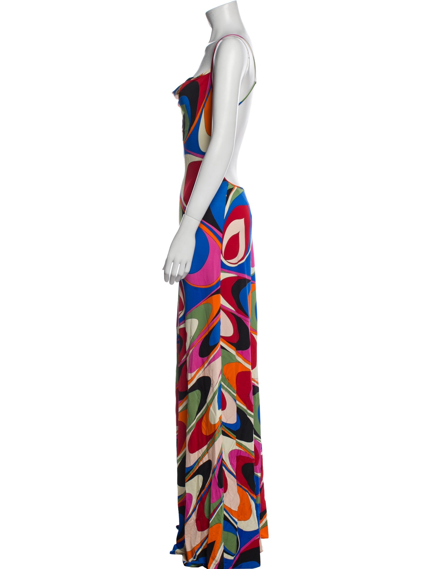 Emilio Pucci Printed Long Dress