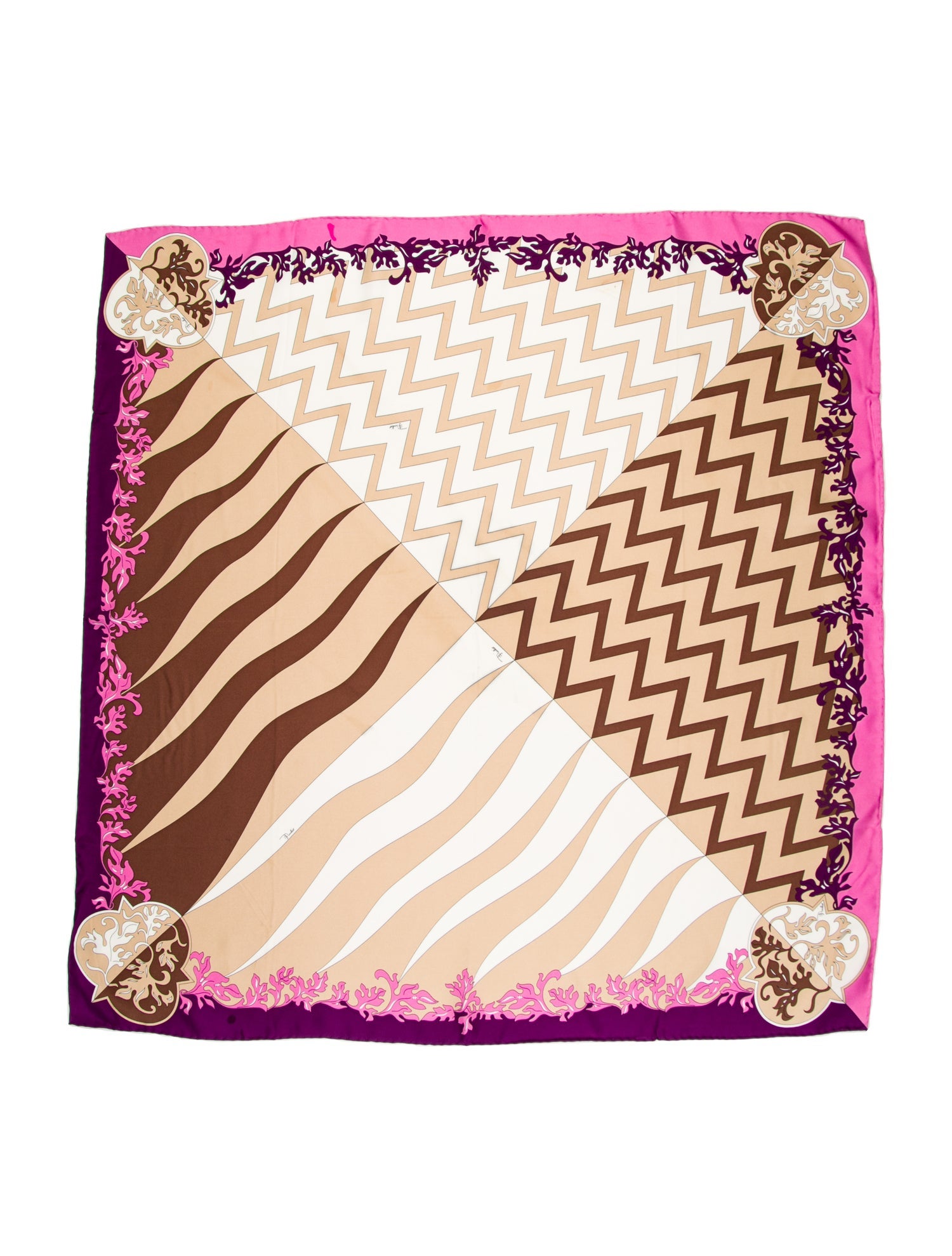 Emilio Pucci Silk Printed Scarf