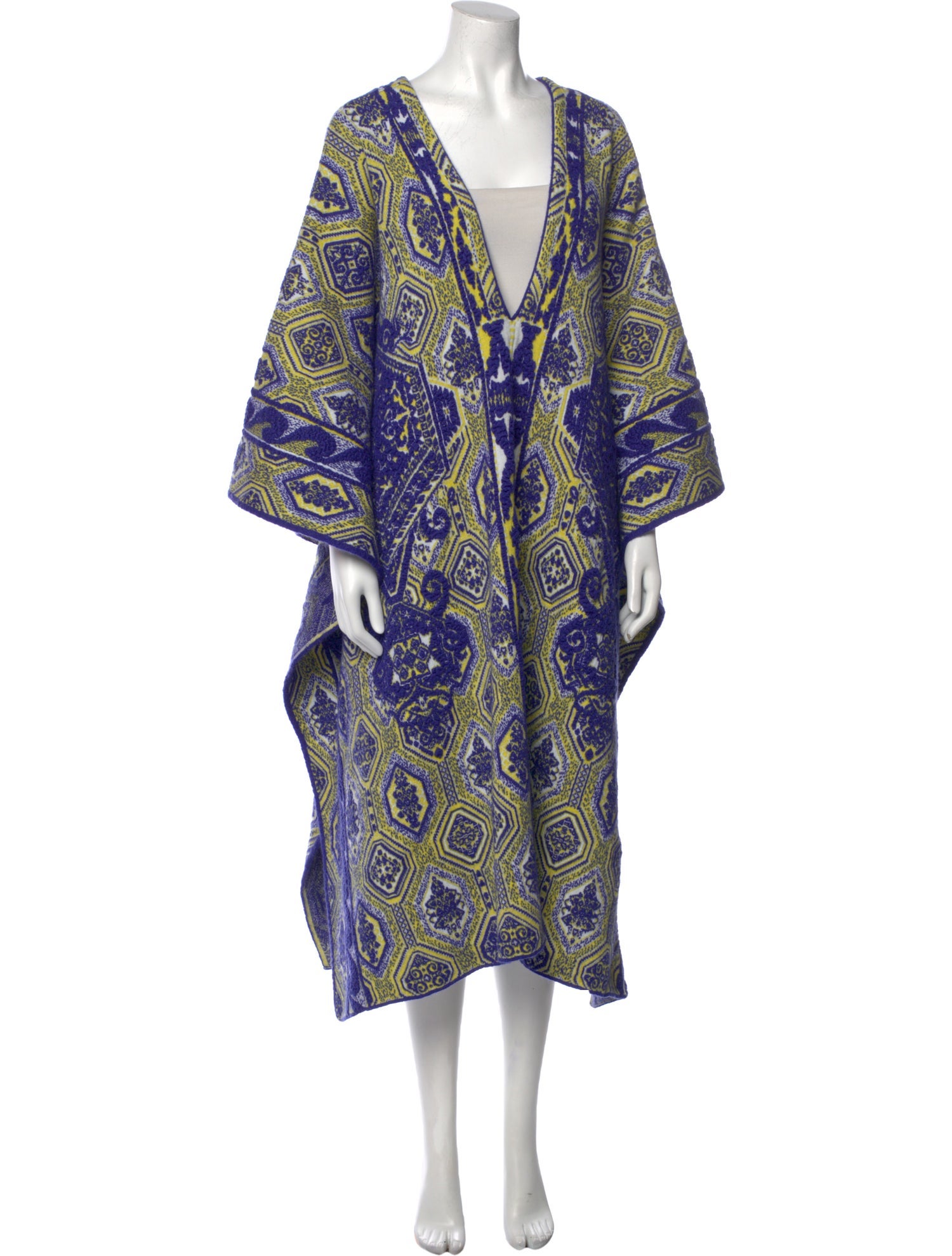 Emilio Pucci Paisley Print V-Neck Sweater