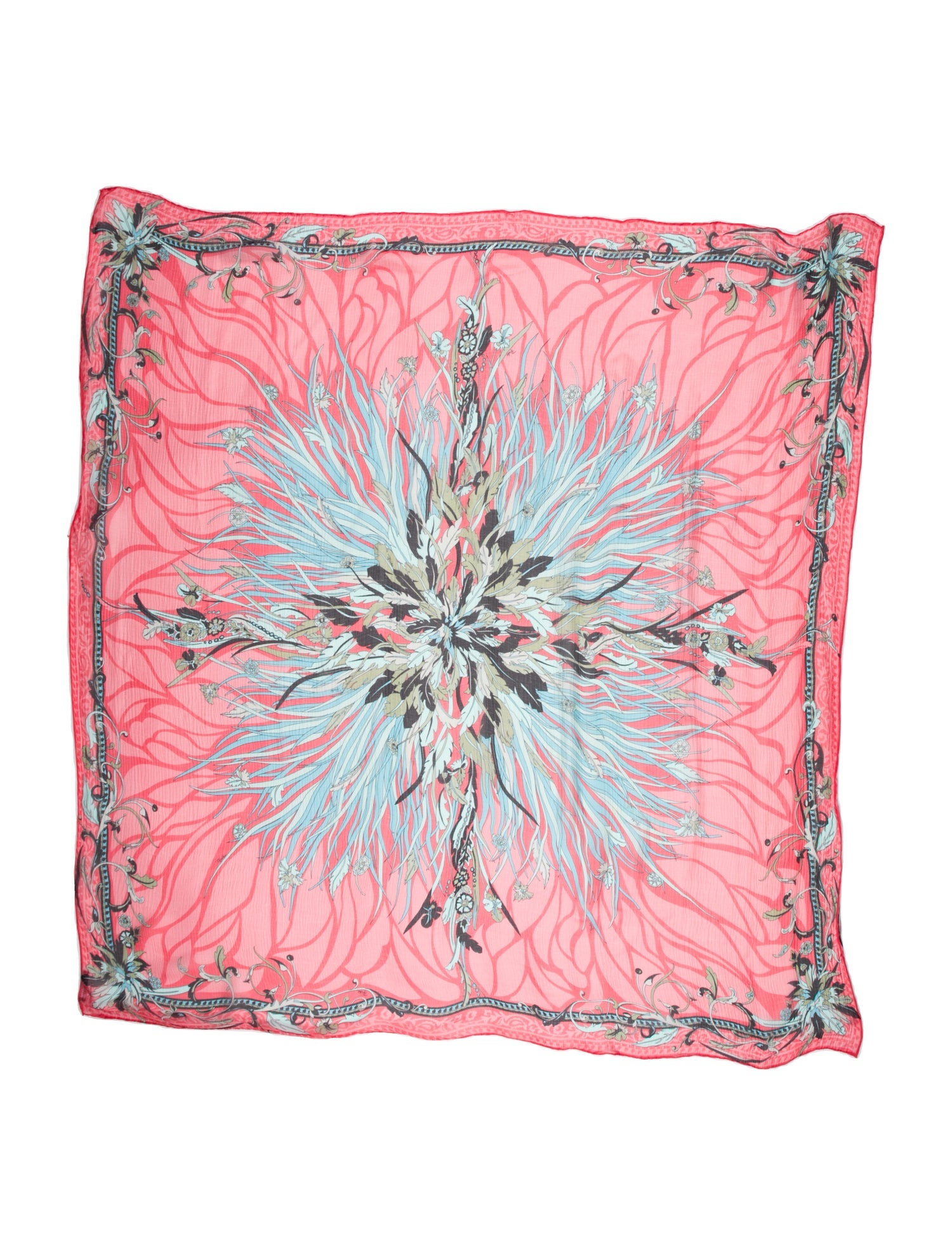 Emilio Pucci Silk Printed Scarf
