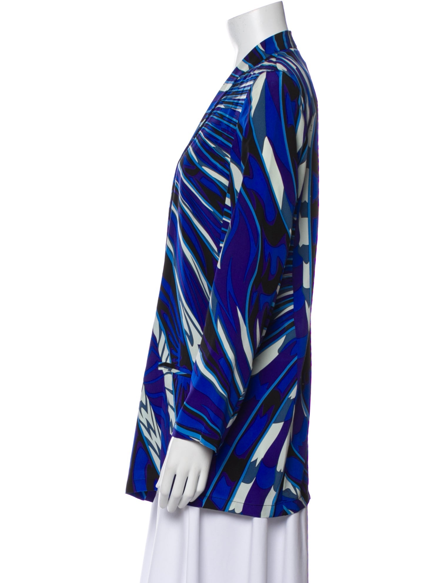 Emilio Pucci Silk Striped Blazer