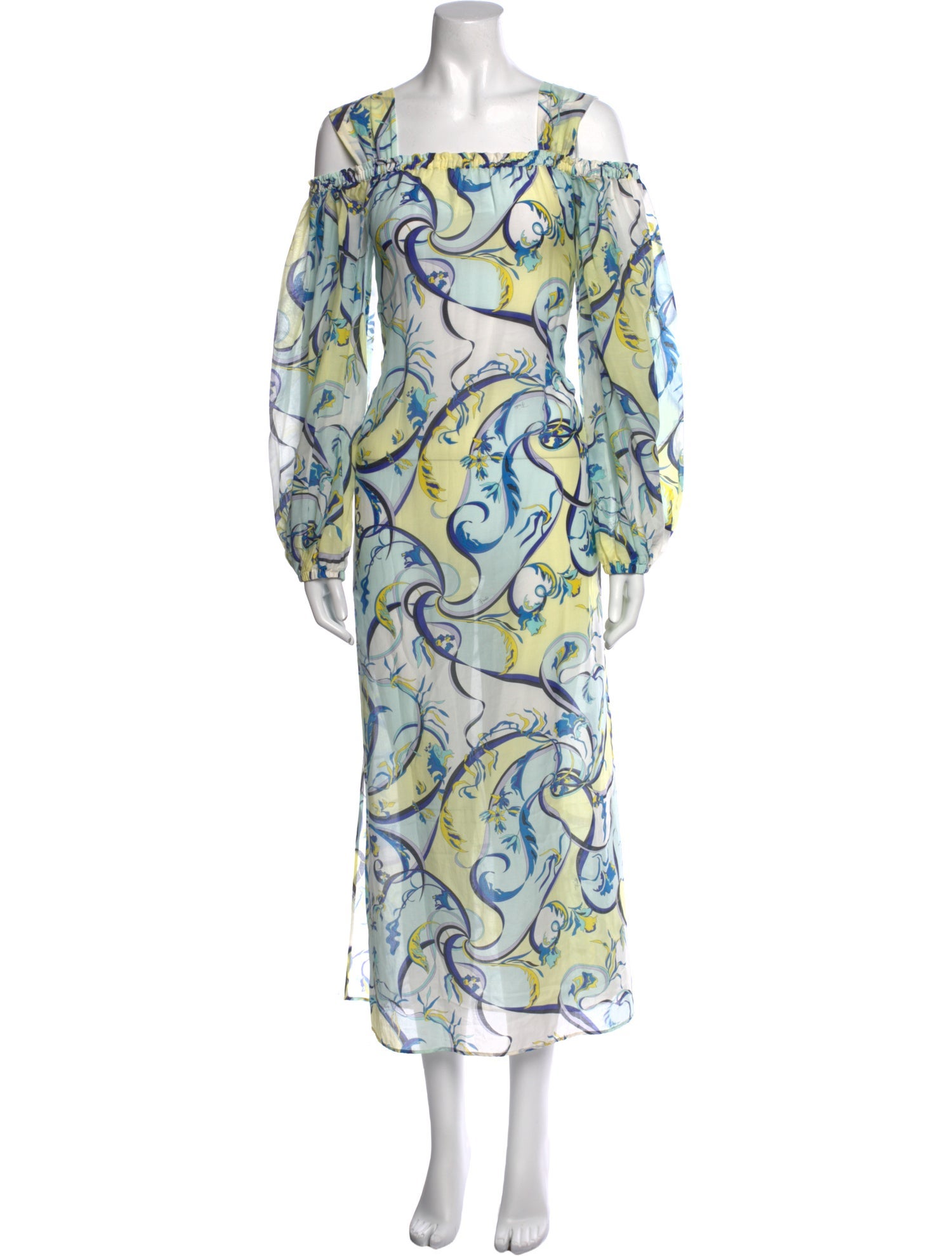 Emilio Pucci Printed Long Dress