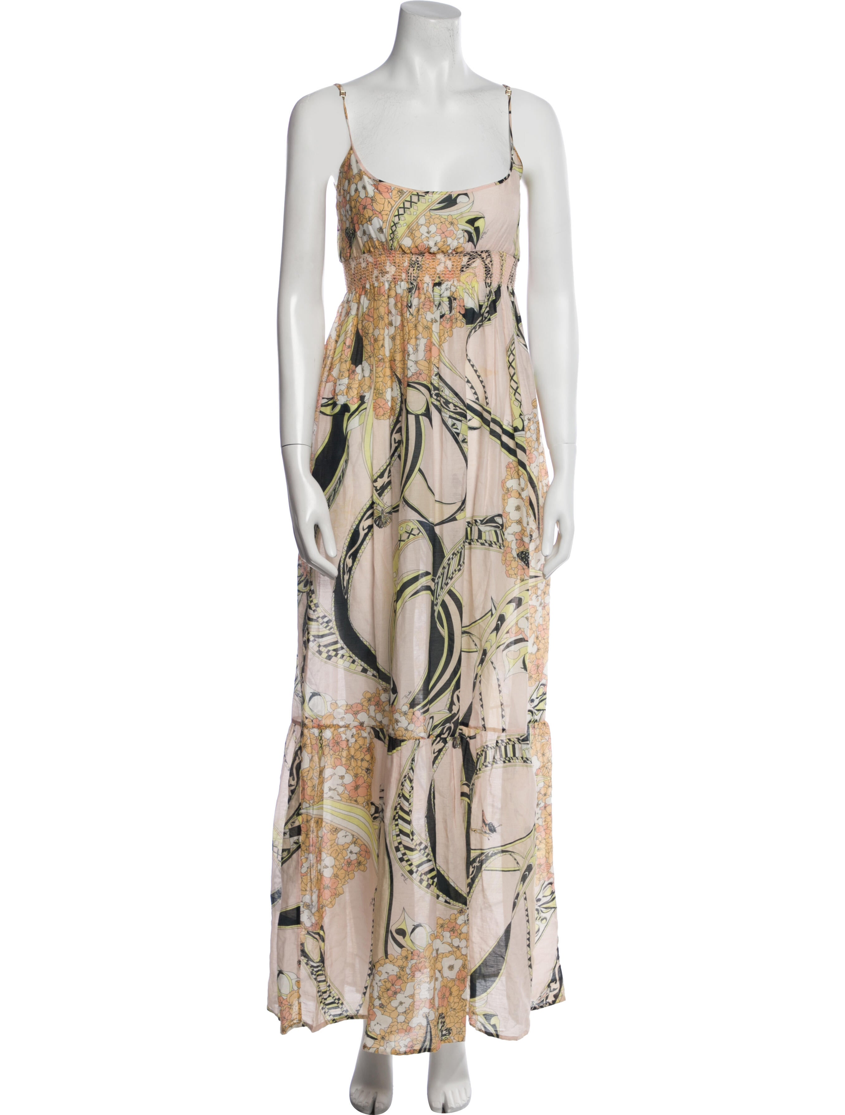 Emilio Pucci Printed Long Dress