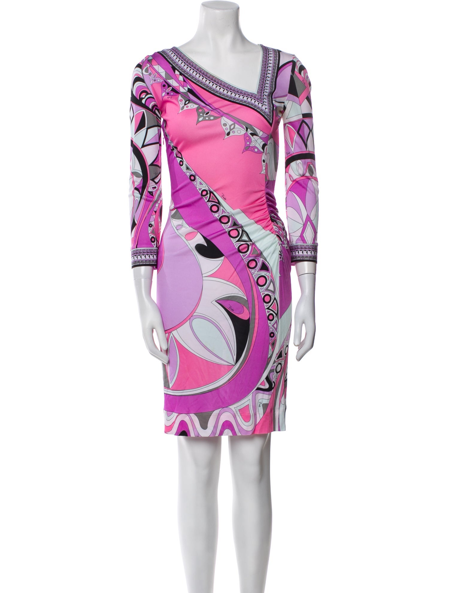 Emilio Pucci Printed Knee-Length Dress