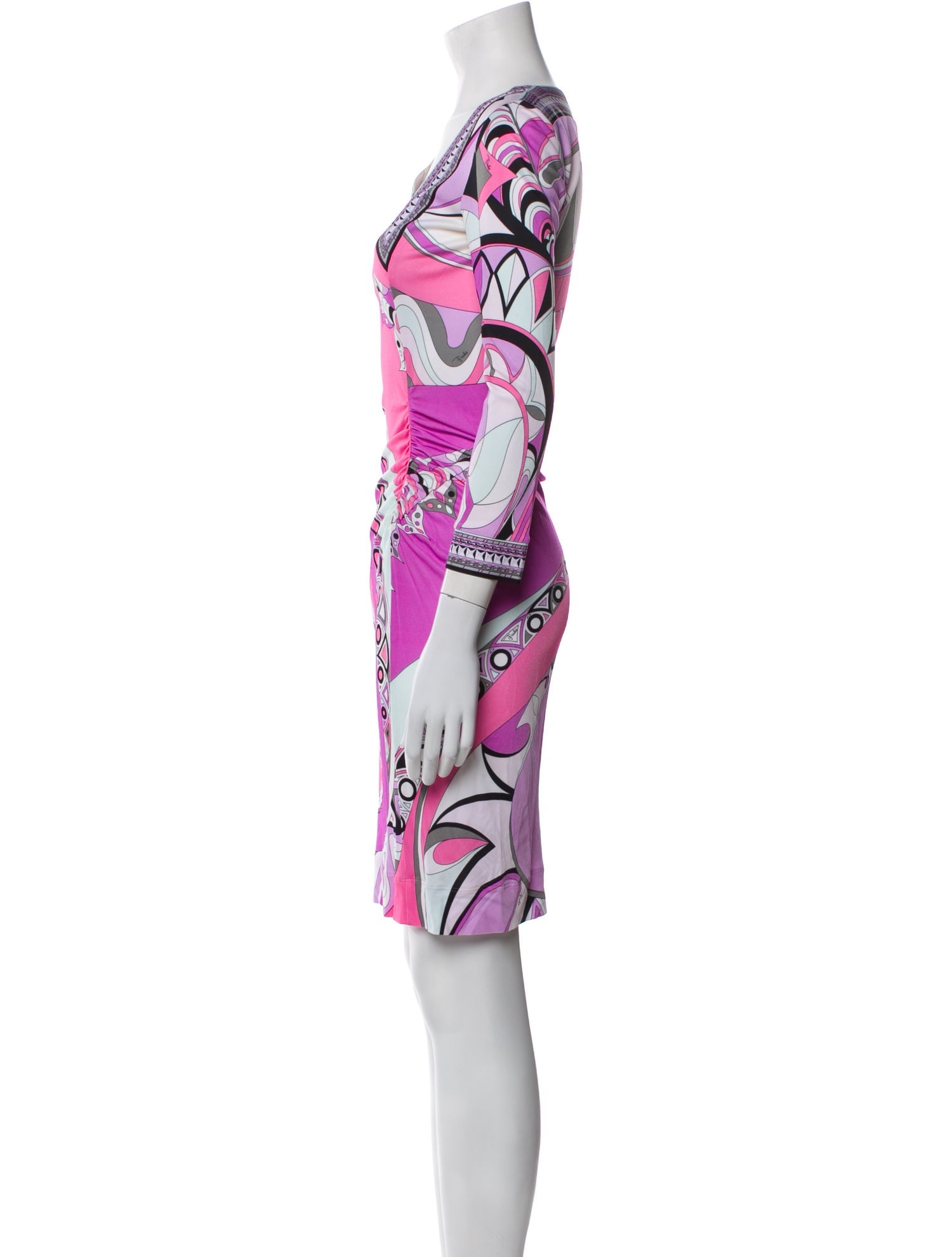 Emilio Pucci Printed Knee-Length Dress