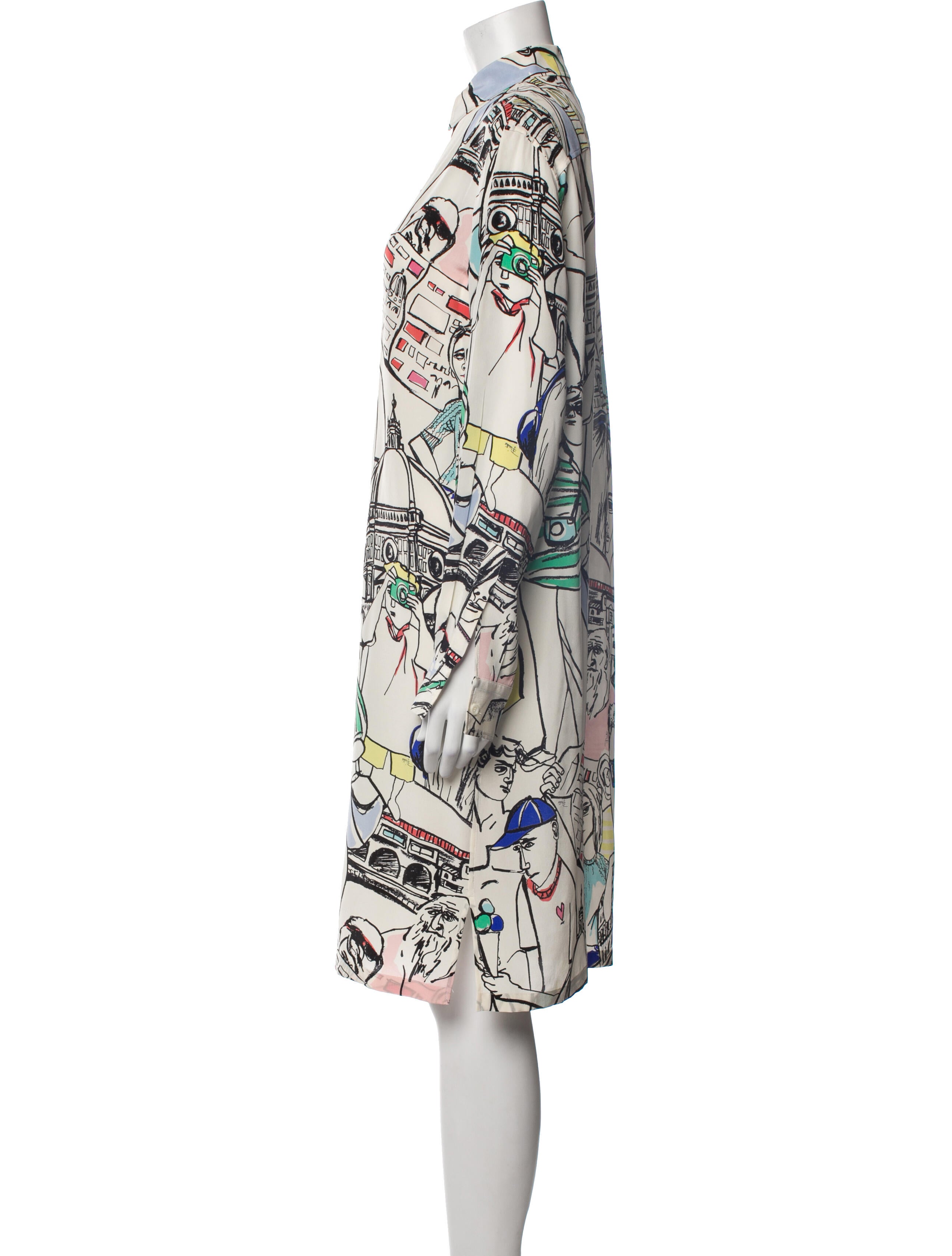 Emilio Pucci Silk Knee-Length Dress