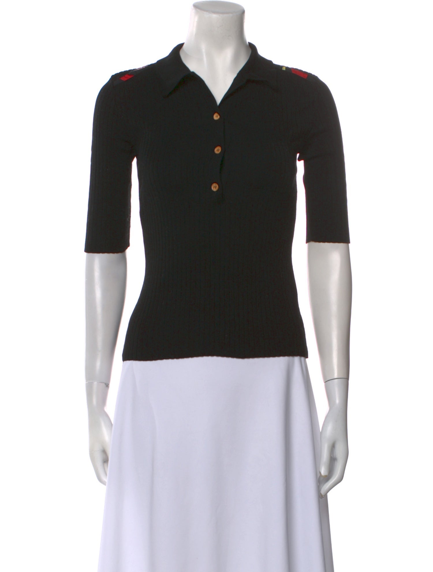 Emilio Pucci Three-Quarter Sleeve Polo