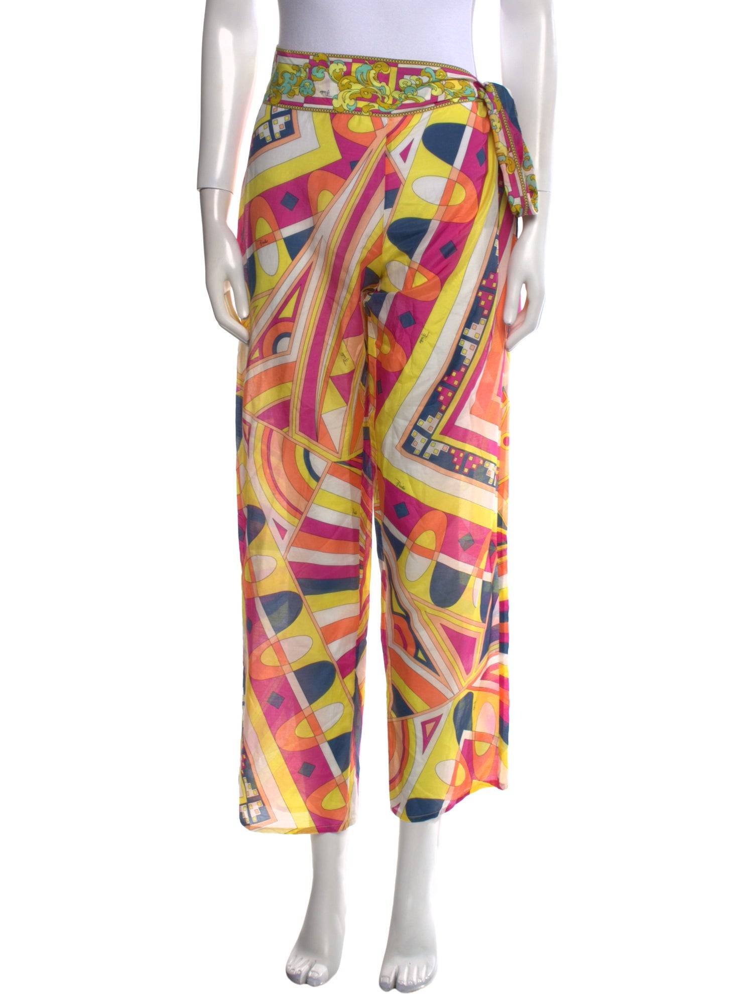 Emilio Pucci Vintage Straight Leg Pants