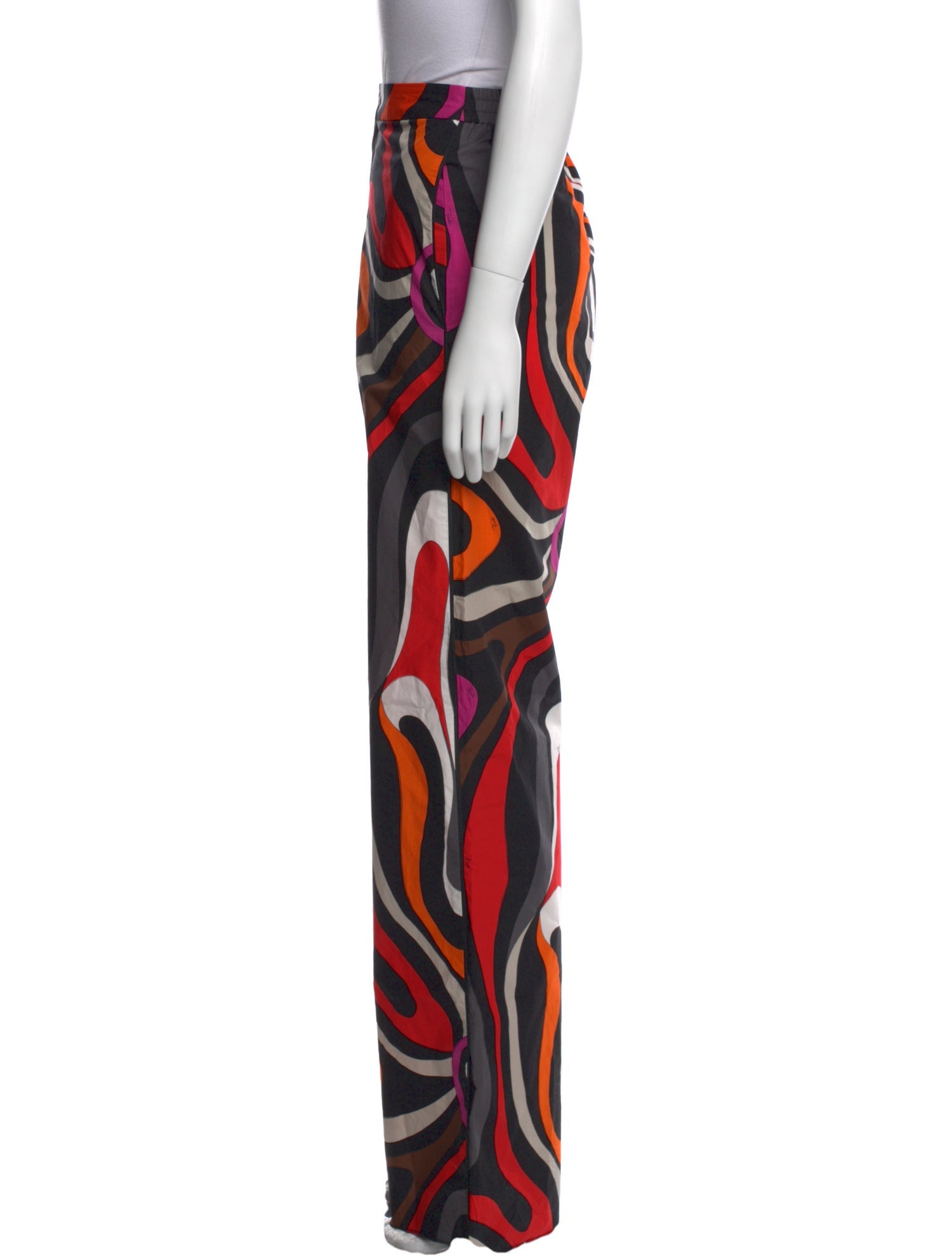Emilio Pucci Printed Wide Leg Pants