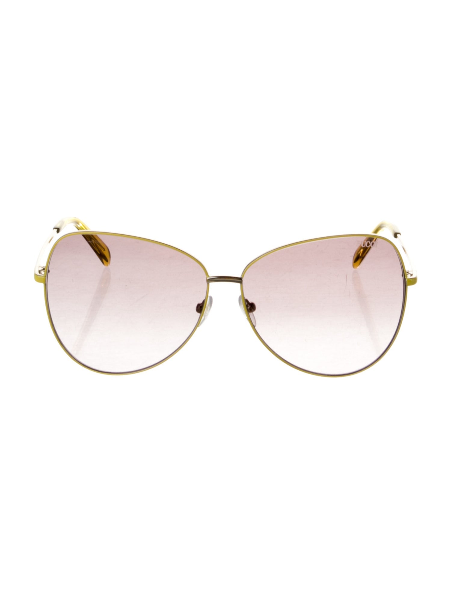 Emilio Pucci Aviator Gradient Sunglasses