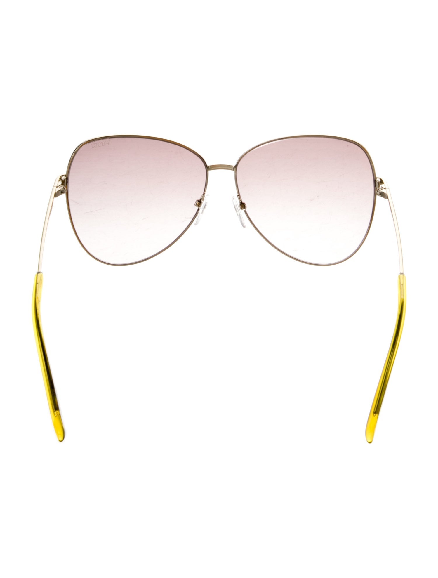 Emilio Pucci Aviator Gradient Sunglasses