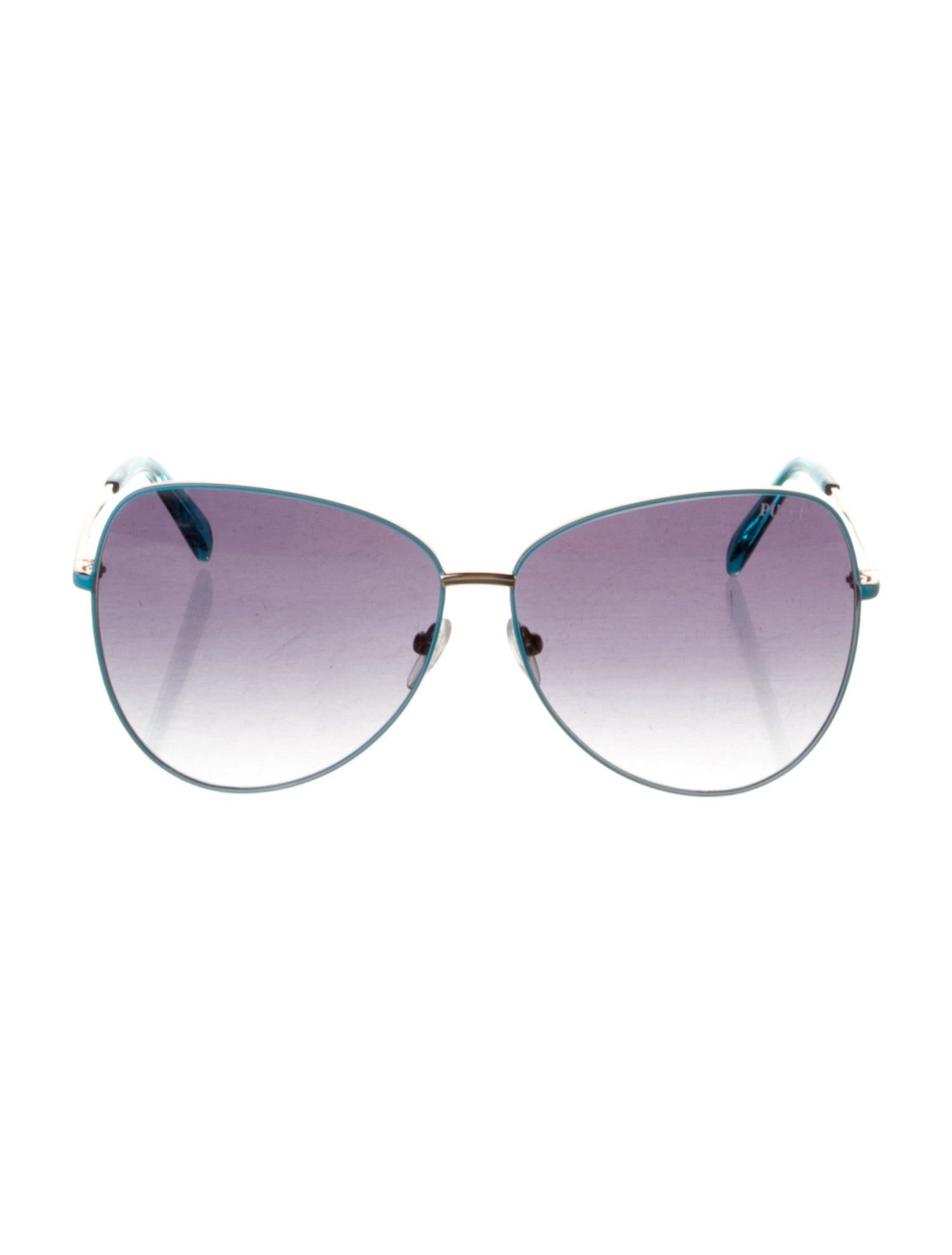 Emilio Pucci Aviator Gradient Sunglasses