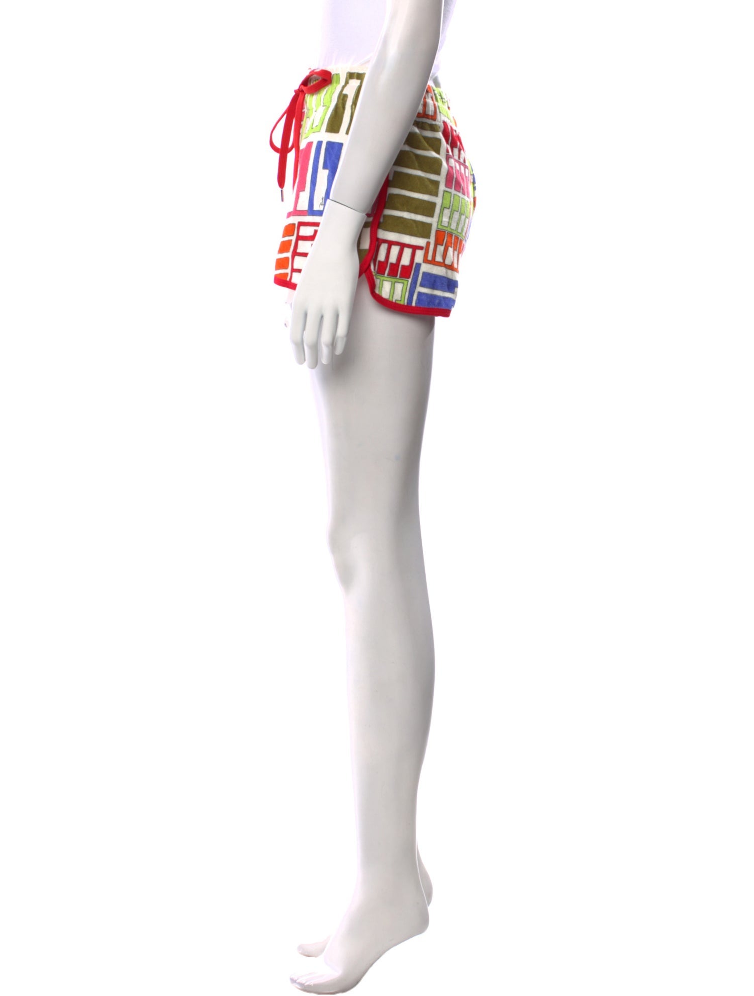 Emilio Pucci Striped Mini Shorts