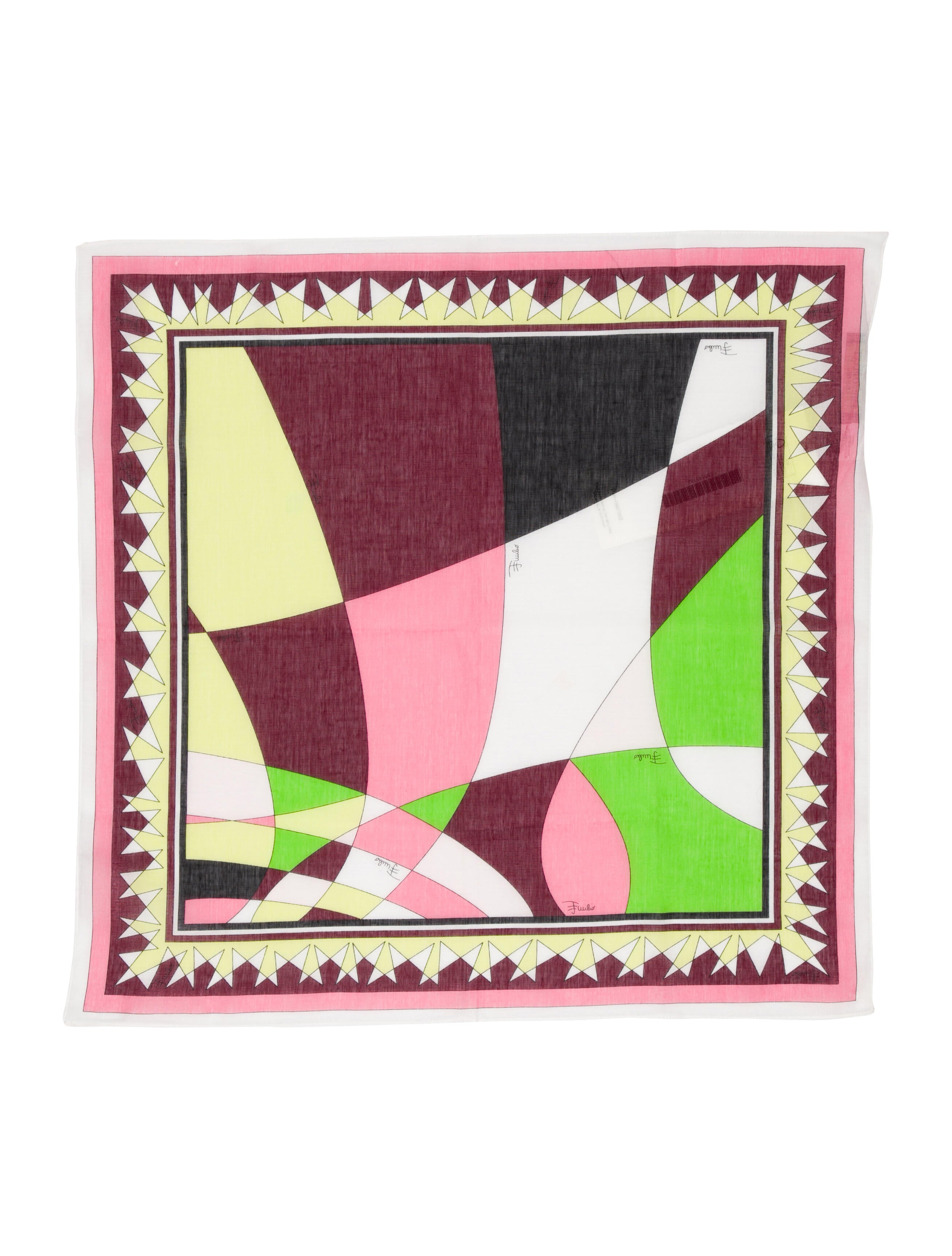 Emilio Pucci Silk Printed Scarf
