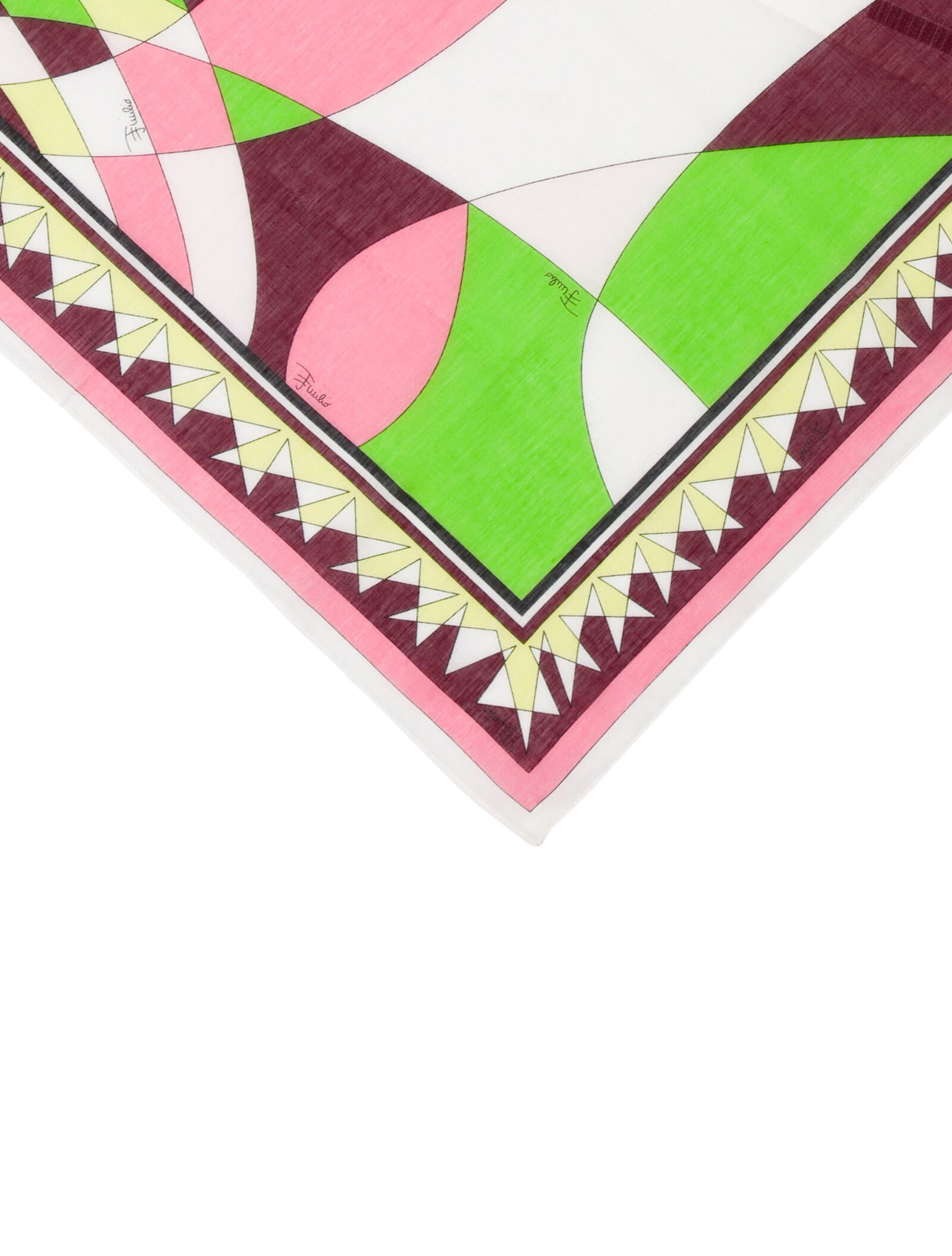 Emilio Pucci Silk Printed Scarf