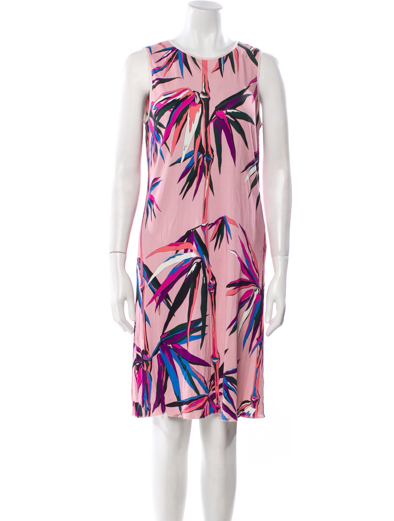 Emilio Pucci Floral Print Knee-Length Dress