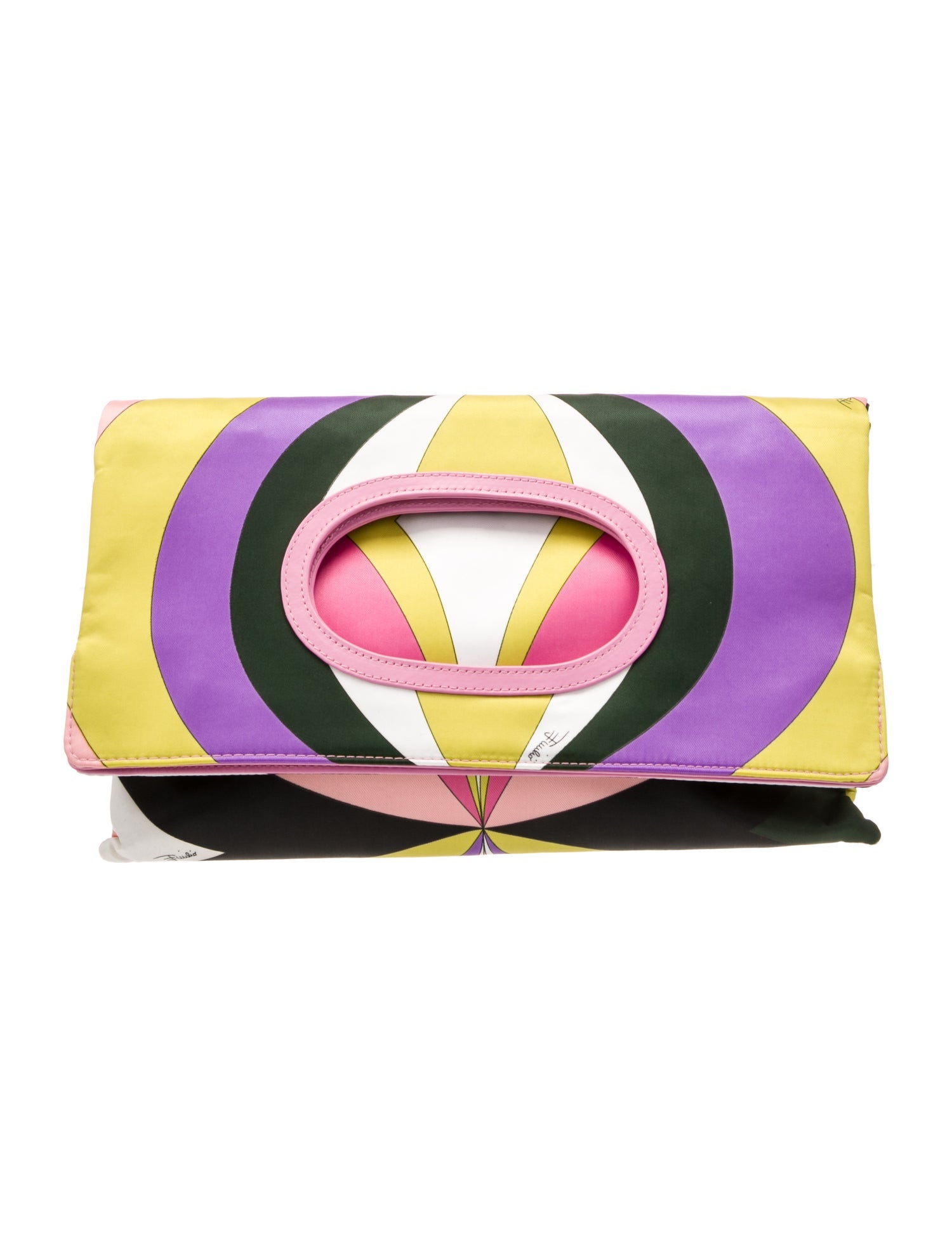 Emilio Pucci Satin Clutch