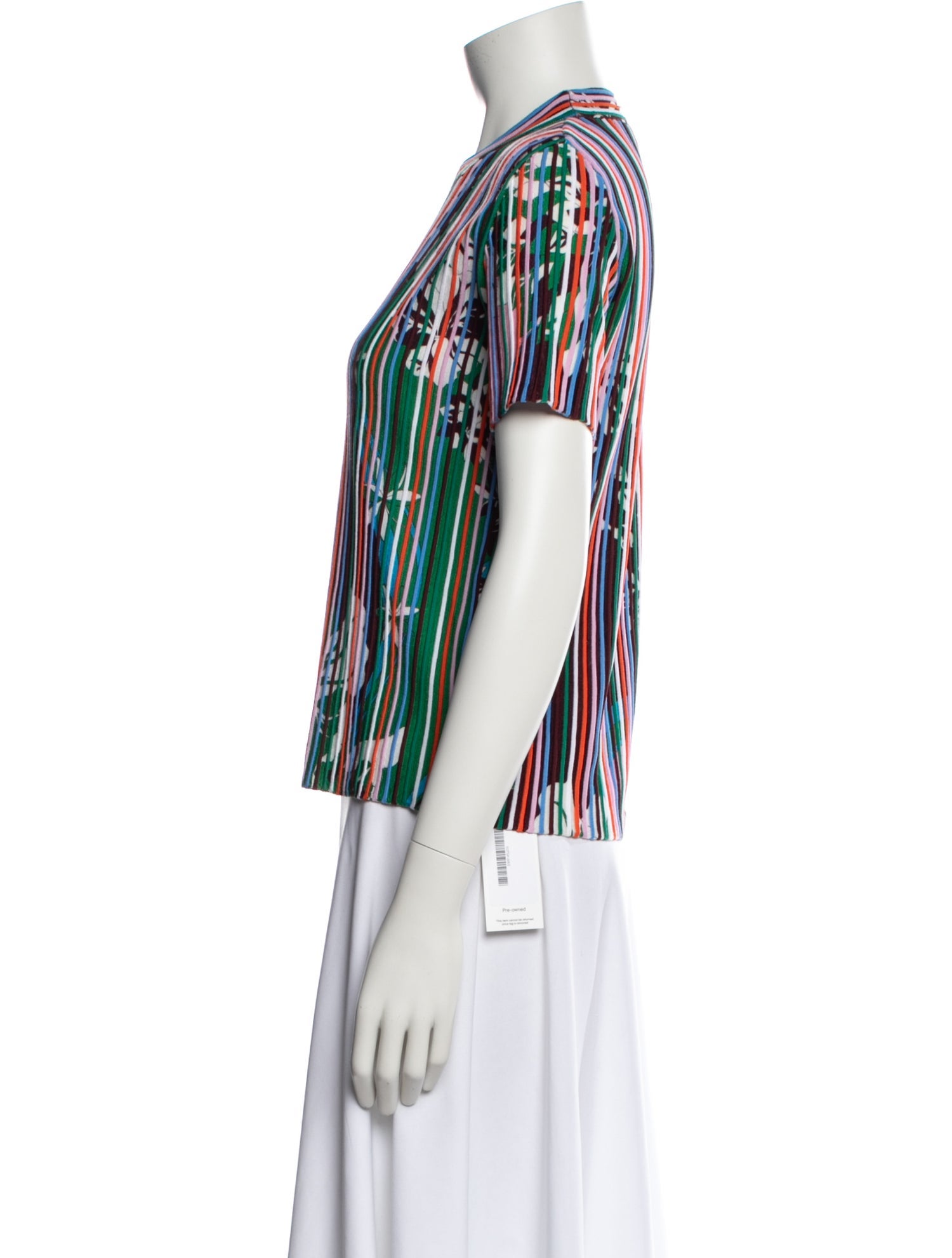 Emilio Pucci Striped Crew Neck T-Shirt