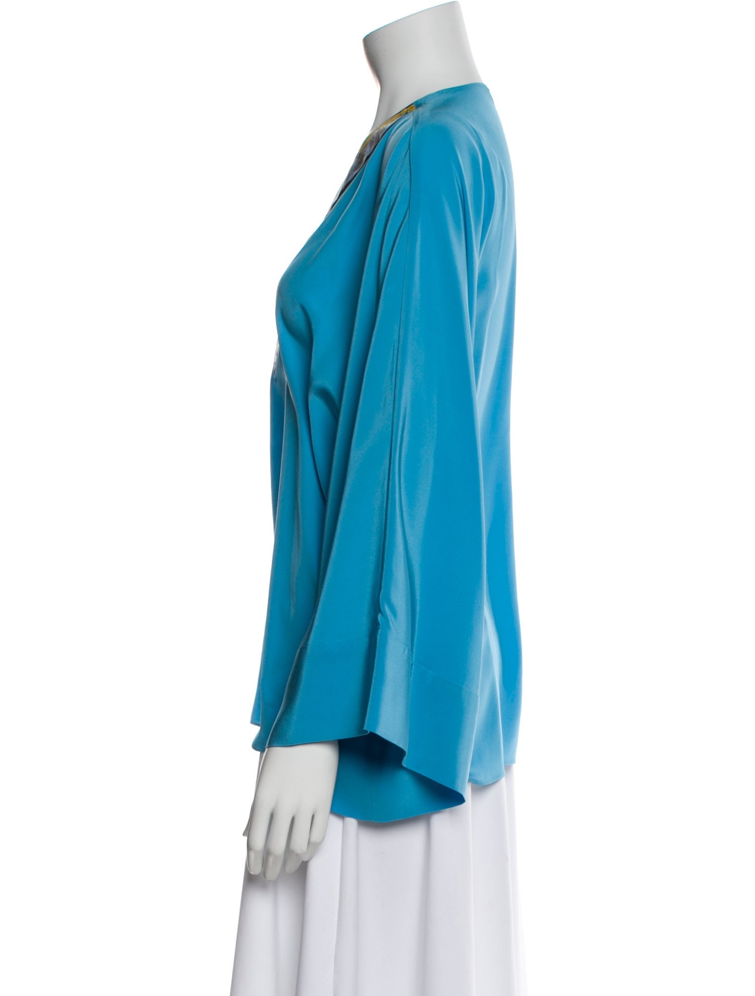 Emilio Pucci Silk V-Neck Blouse