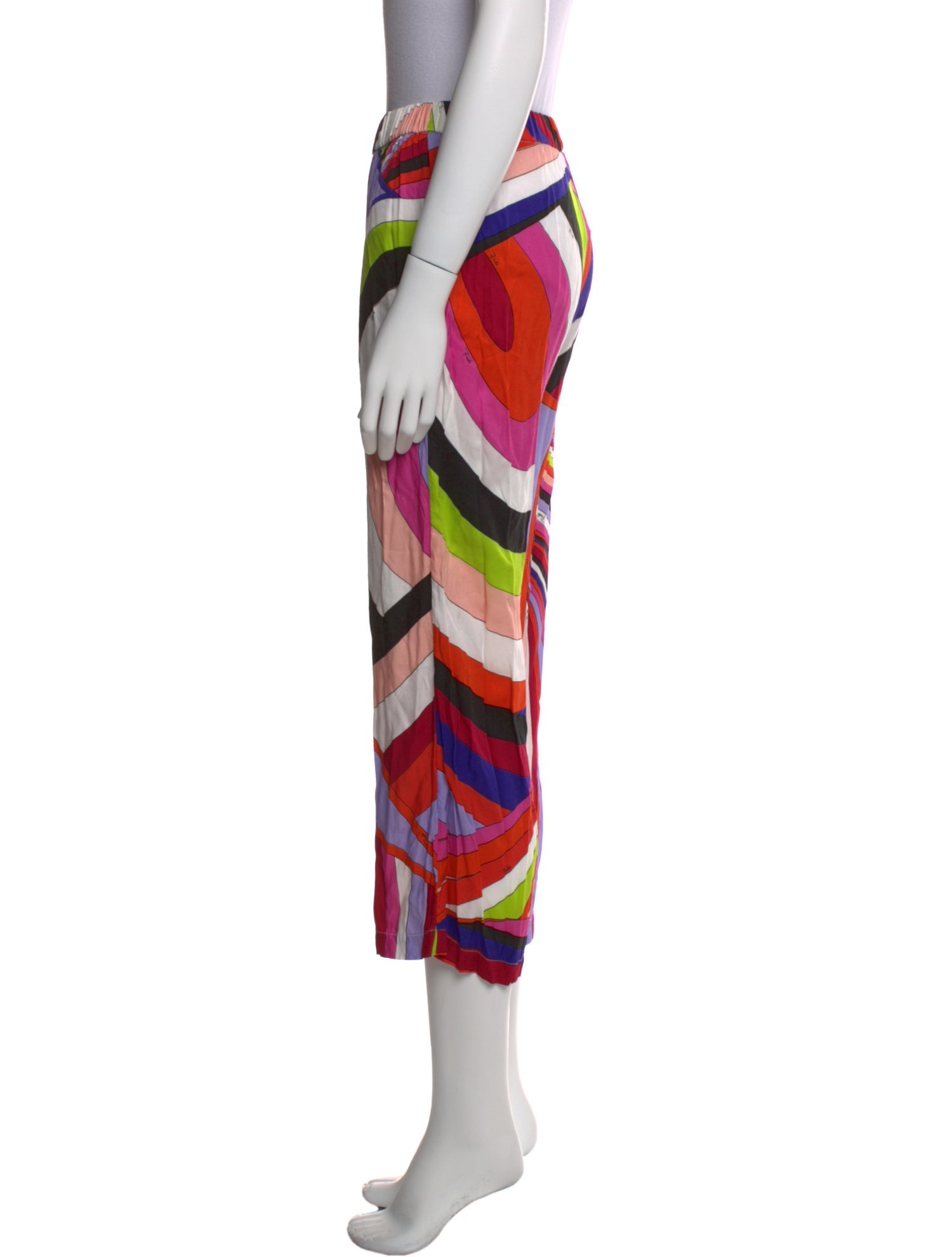 Emilio Pucci Printed Wide Leg Pants