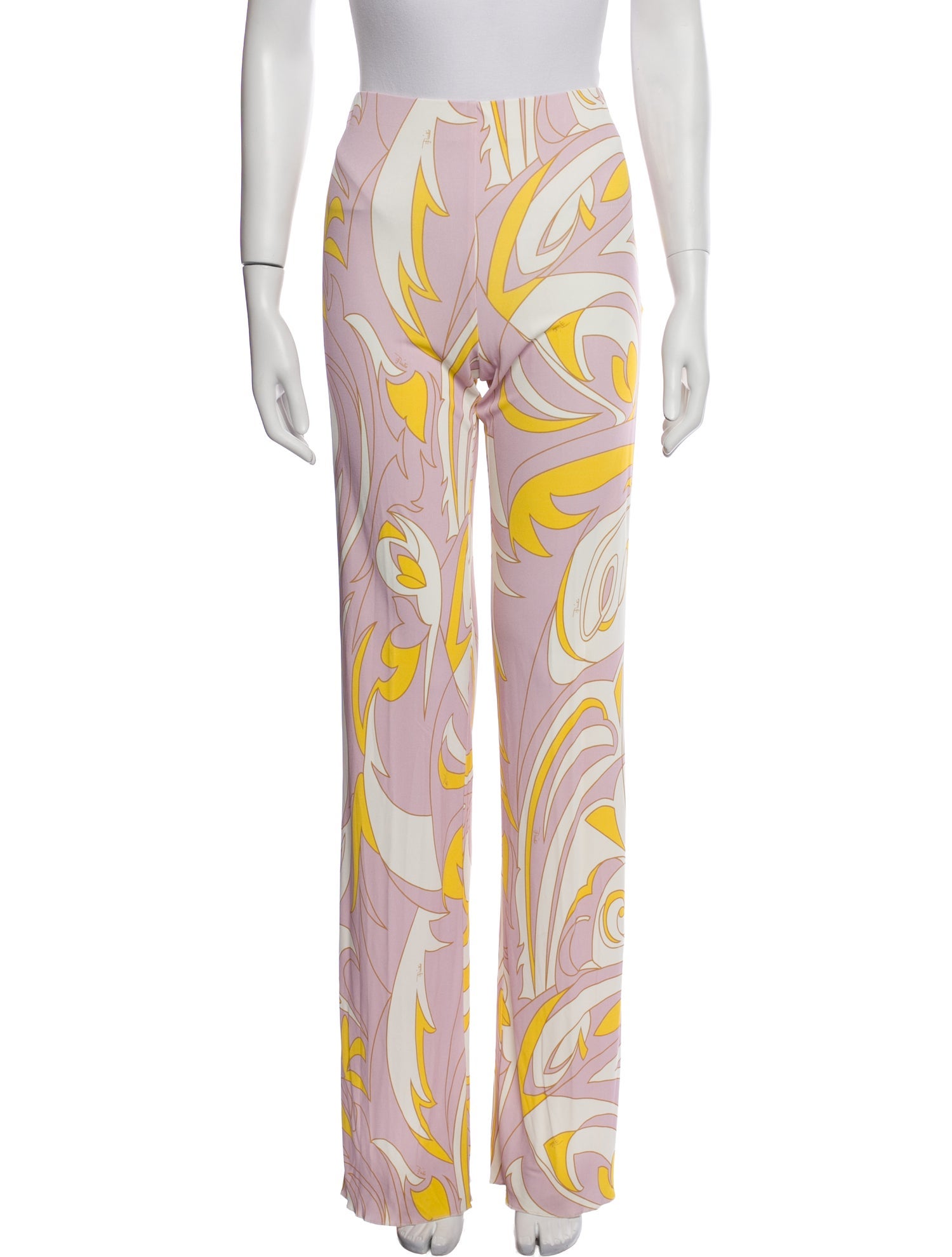 Emilio Pucci Printed Wide Leg Pants