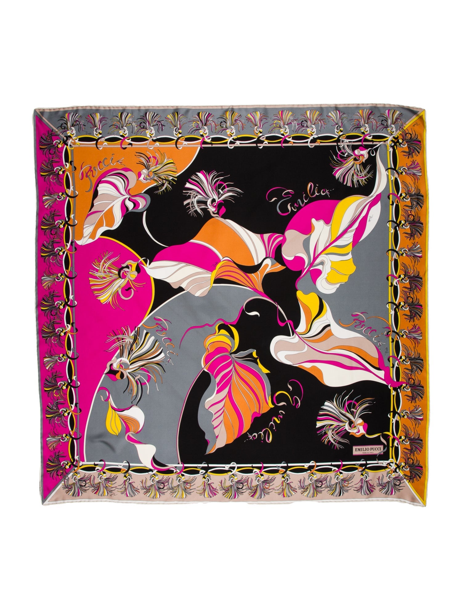Emilio Pucci Silk Printed Scarf