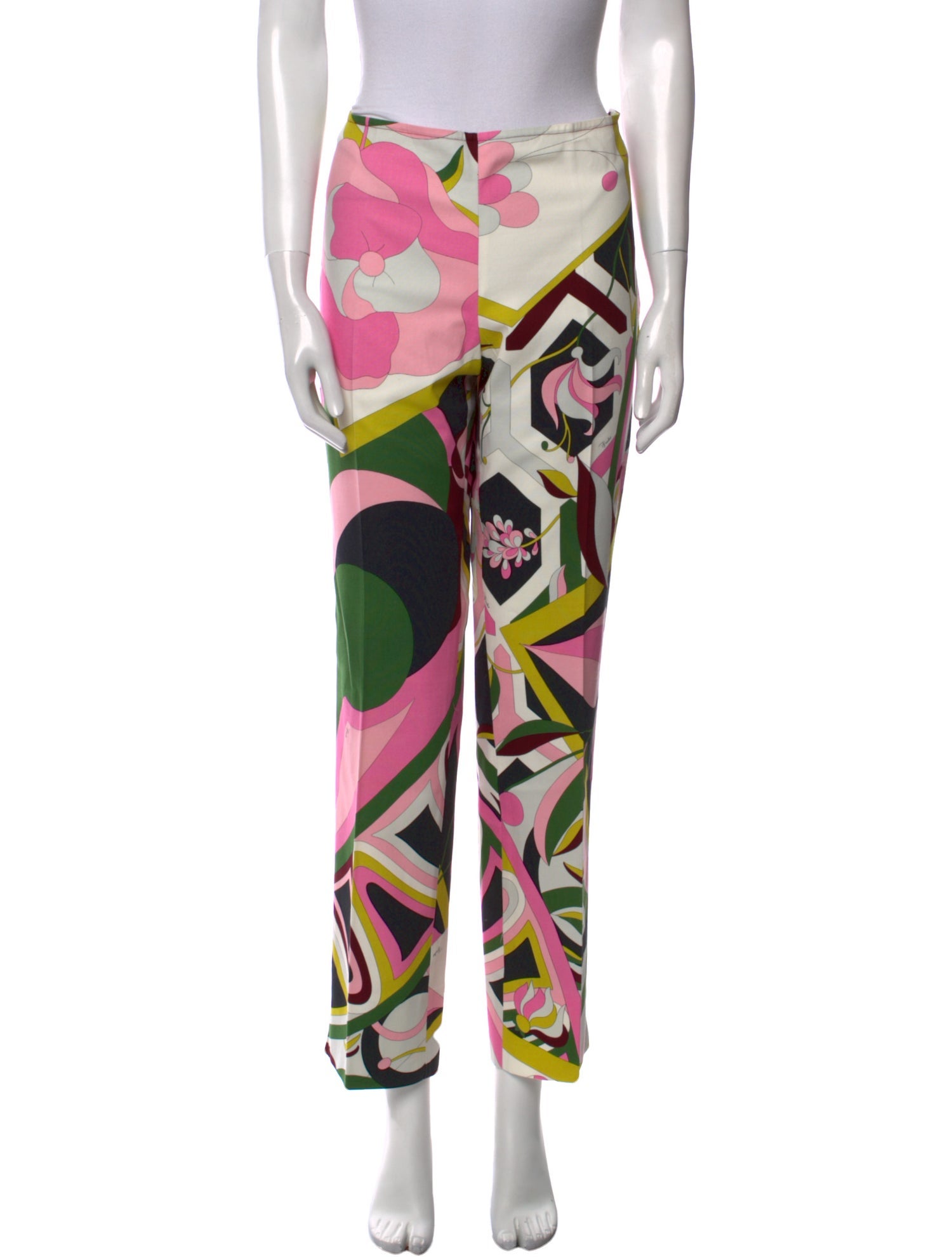 Emilio Pucci Vintage Straight Leg Pants