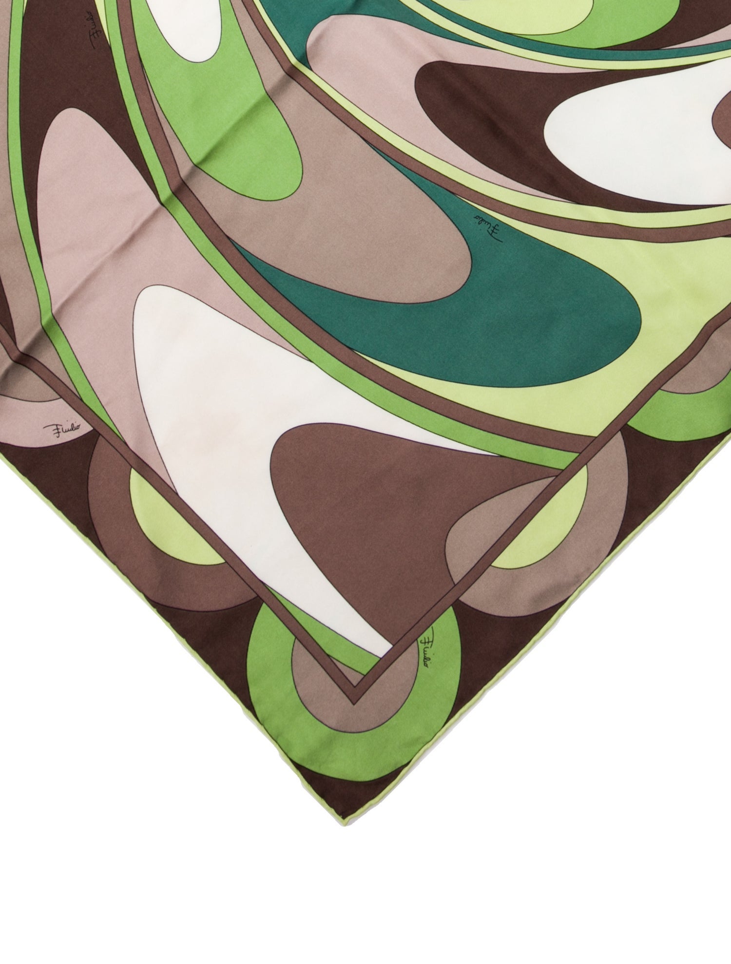 Emilio Pucci Silk Printed Scarf