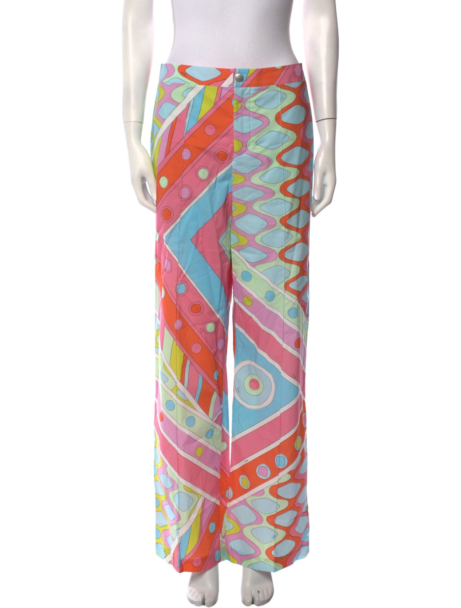 Emilio Pucci Printed Wide Leg Pants