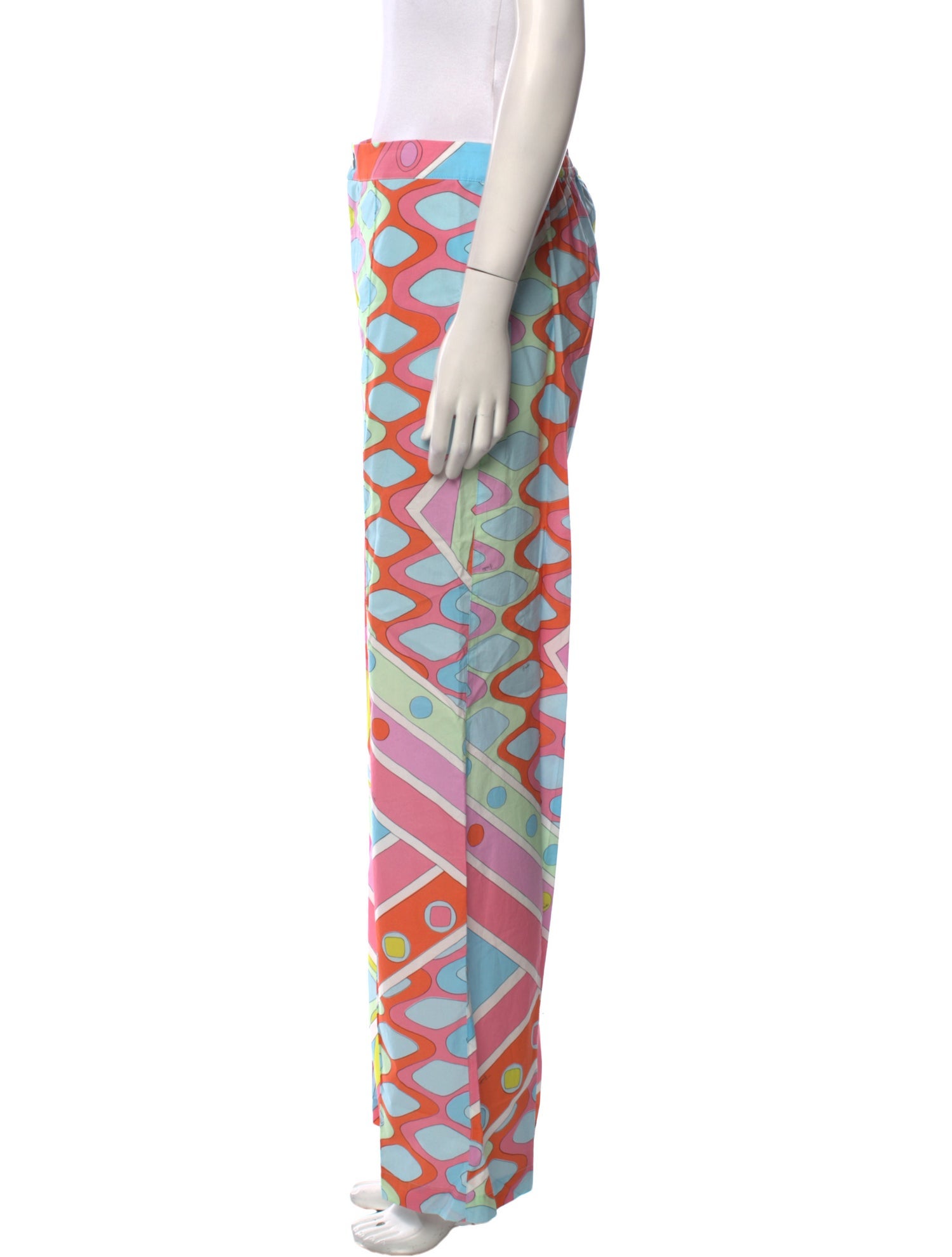 Emilio Pucci Printed Wide Leg Pants