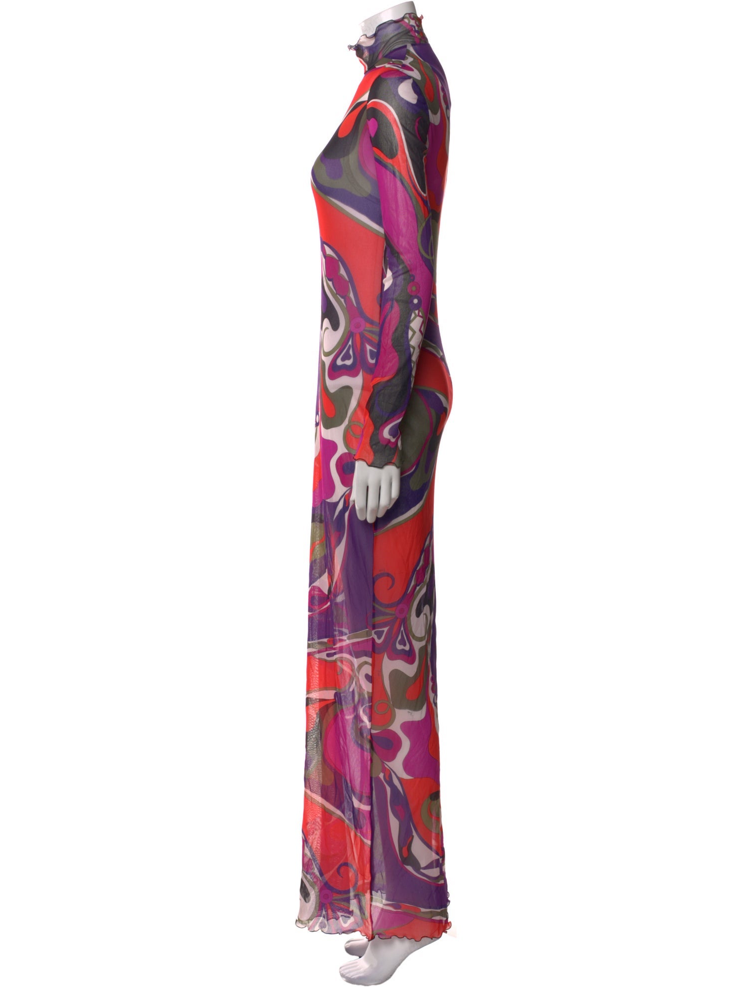 Emilio Pucci Mesh Long Dress