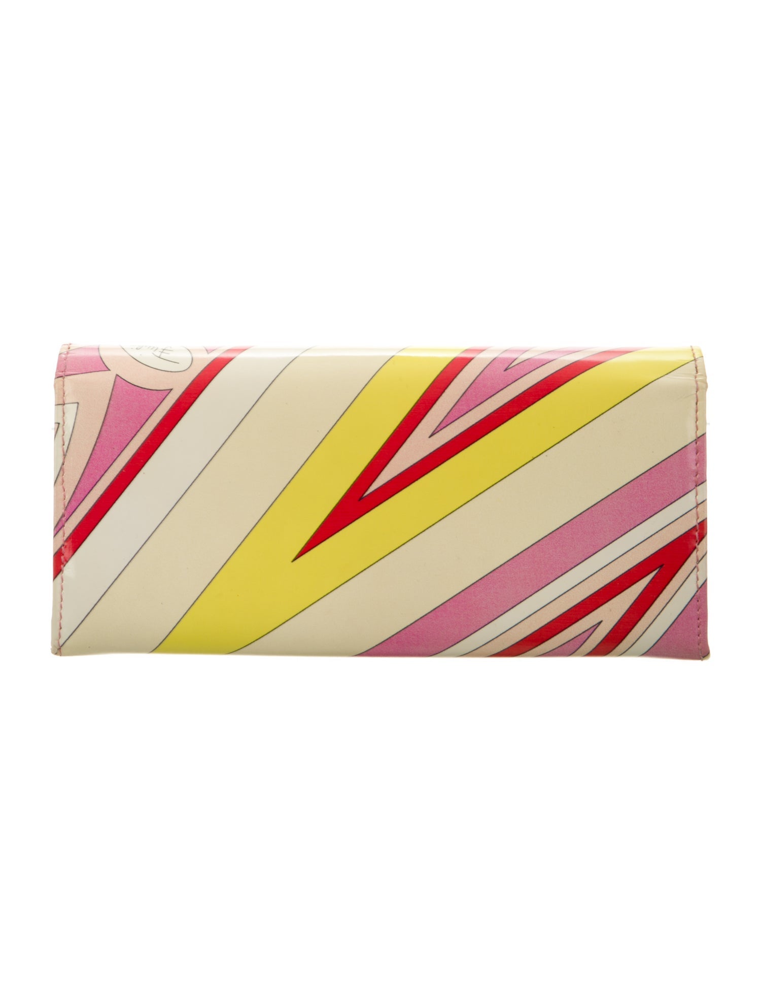 Emilio Pucci Patent Leather Printed Wallet