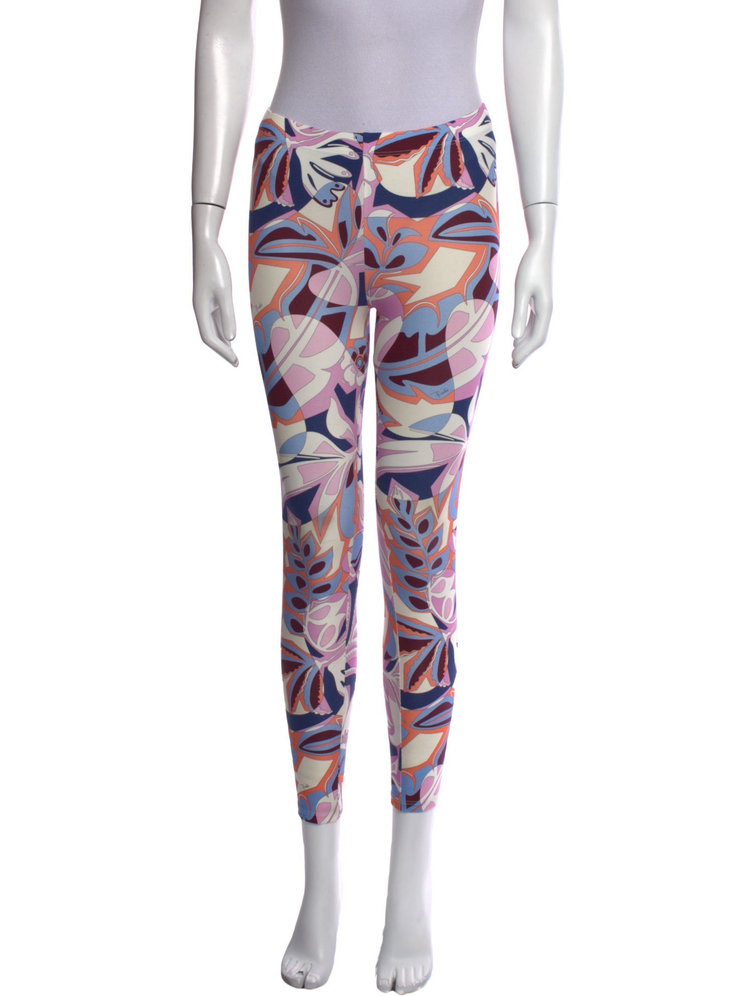Emilio Pucci Printed Skinny Leg Pants